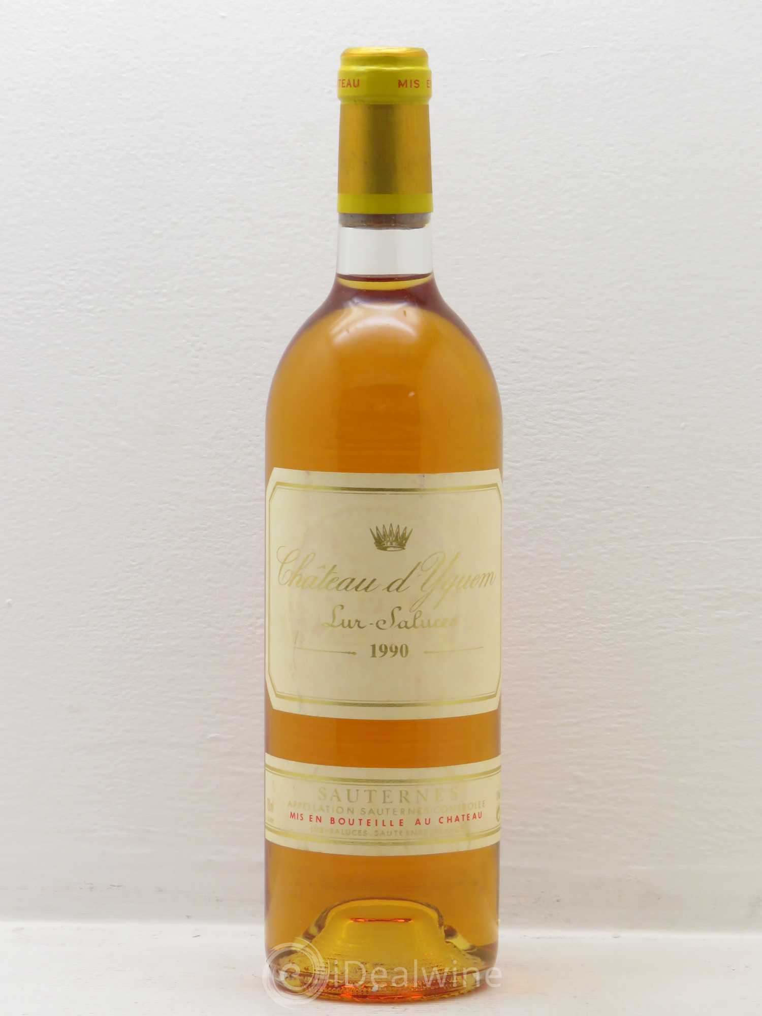 Château d' Yquem 1er Cru Classé Supérieur 1990 - Lotto di 1 bottiglia - 0
