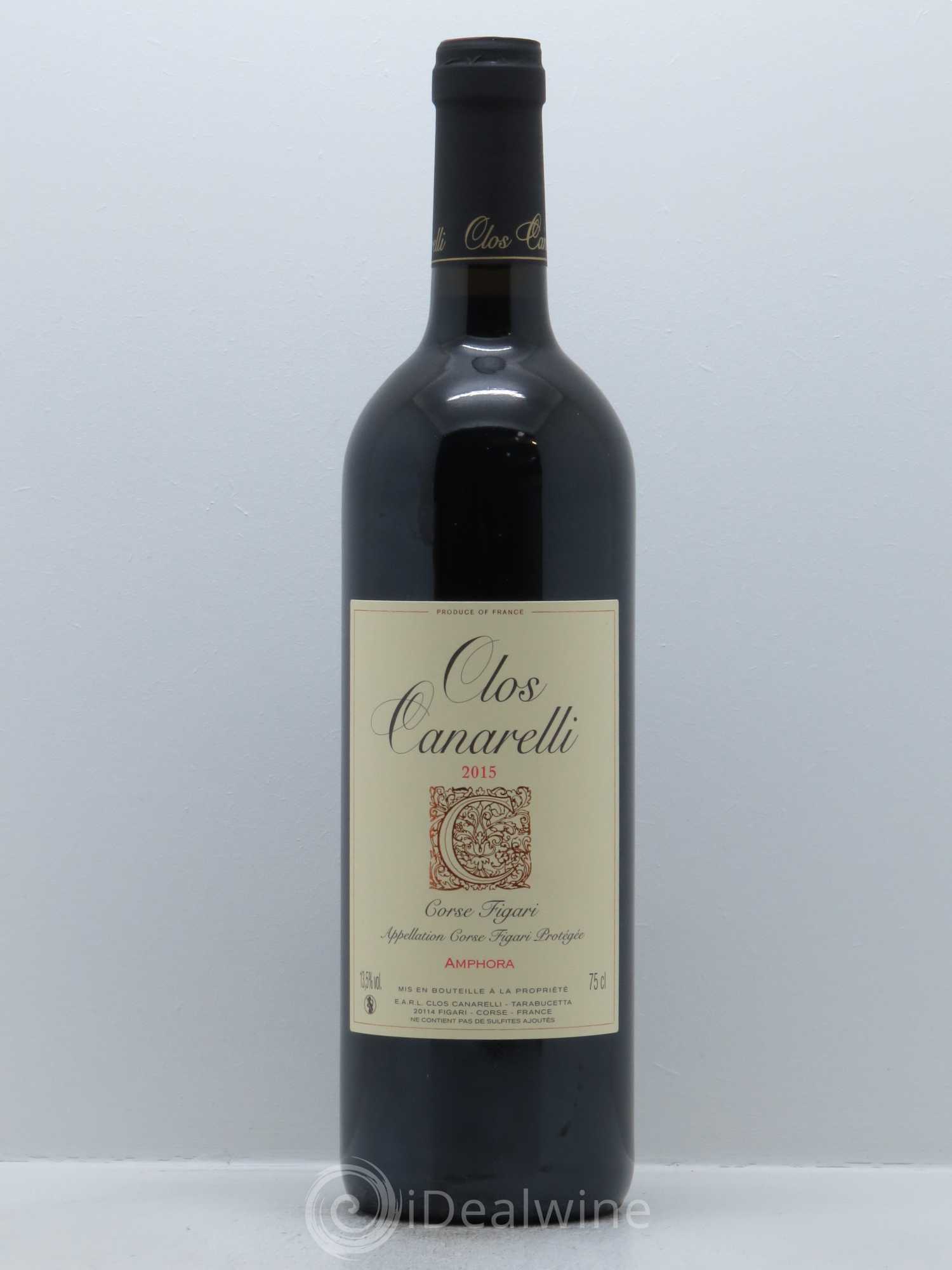Figari Amphora Clos Canarelli 2015 - Lot de 1 bouteille - 0