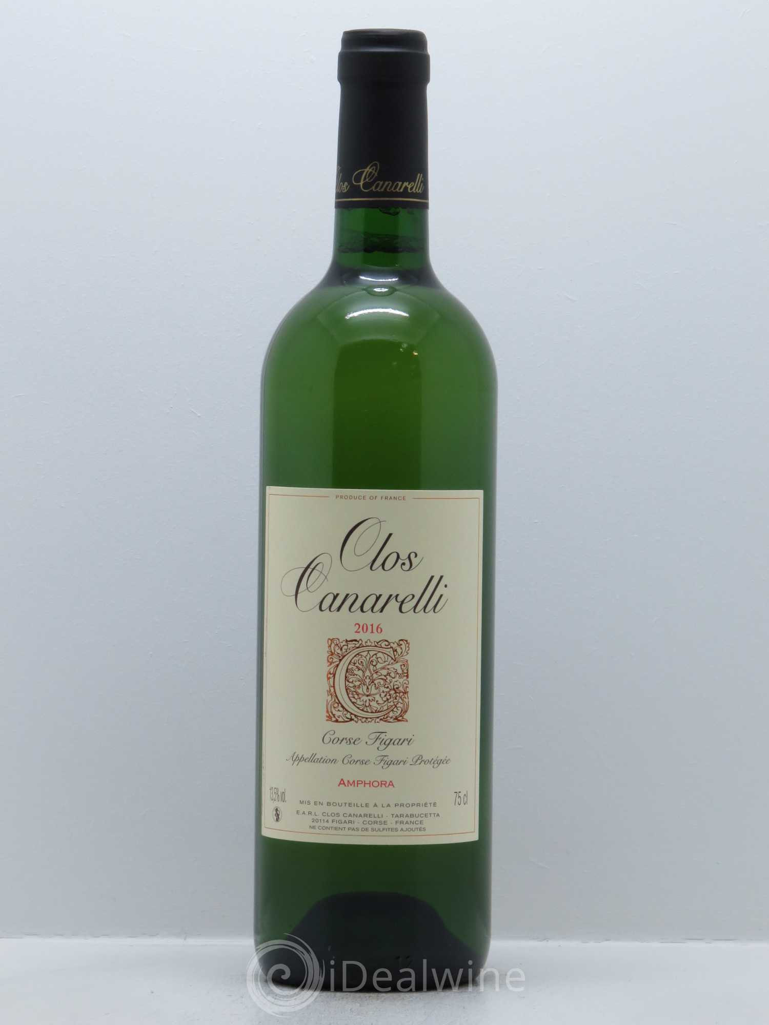 Figari Amphora Clos Canarelli 2016 - Lot de 1 bouteille - 0
