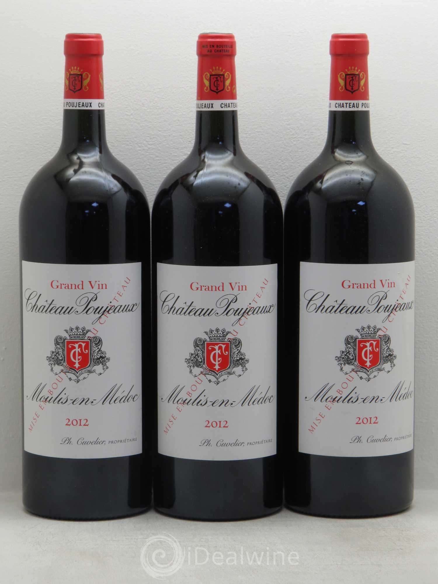 Château Poujeaux 2012 - Lot de 3 magnums - 0