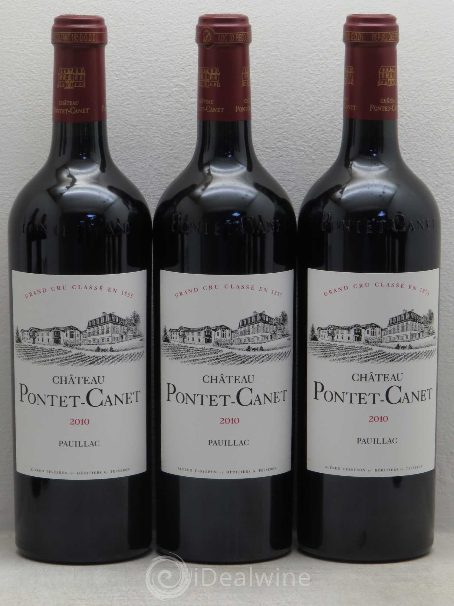 Château Pontet Canet 5ème Grand Cru Classé 2010 - Lot de 12 bouteilles - 2