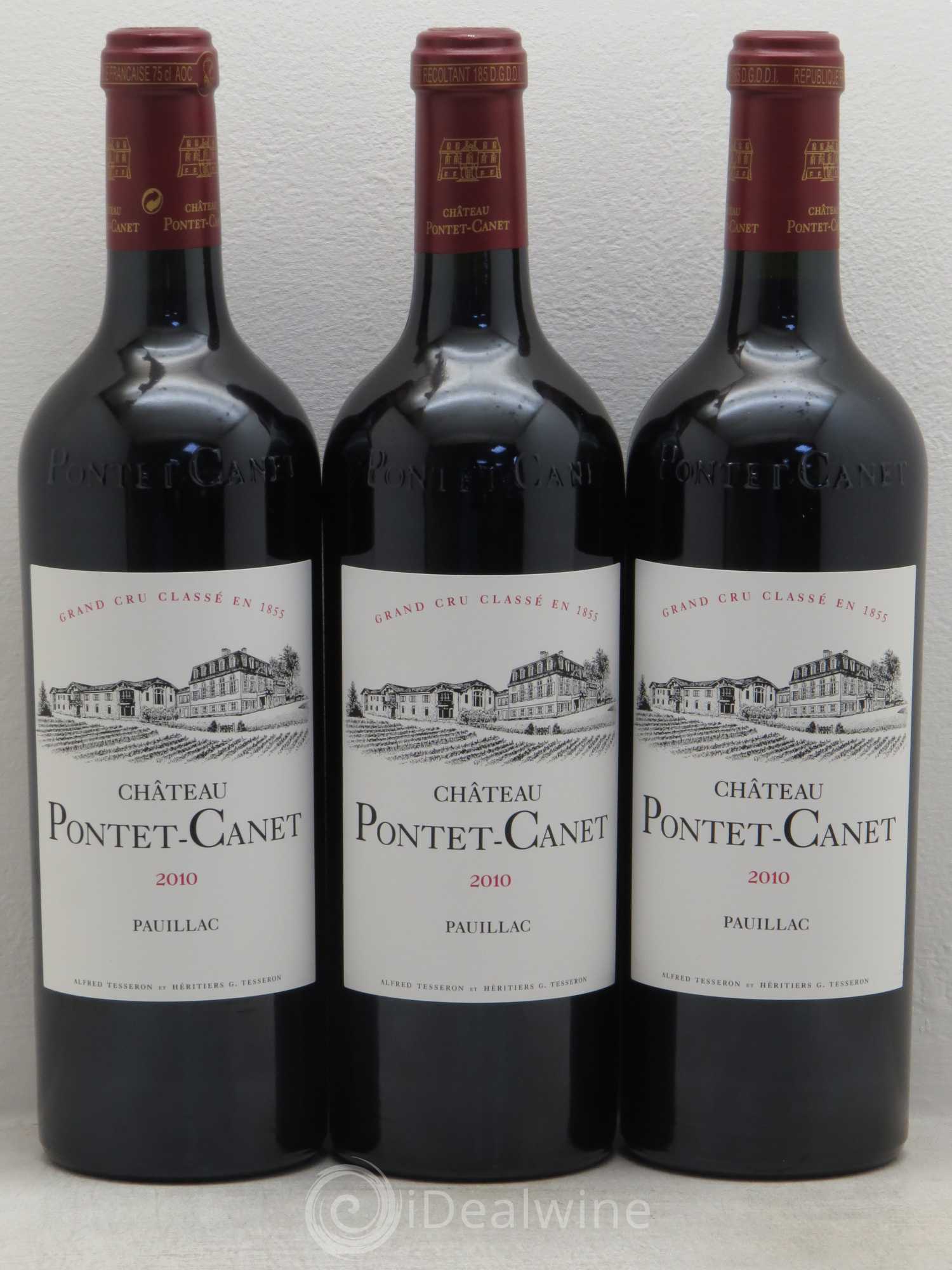 Château Pontet Canet 5ème Grand Cru Classé 2010 - Lot de 12 bouteilles - 4