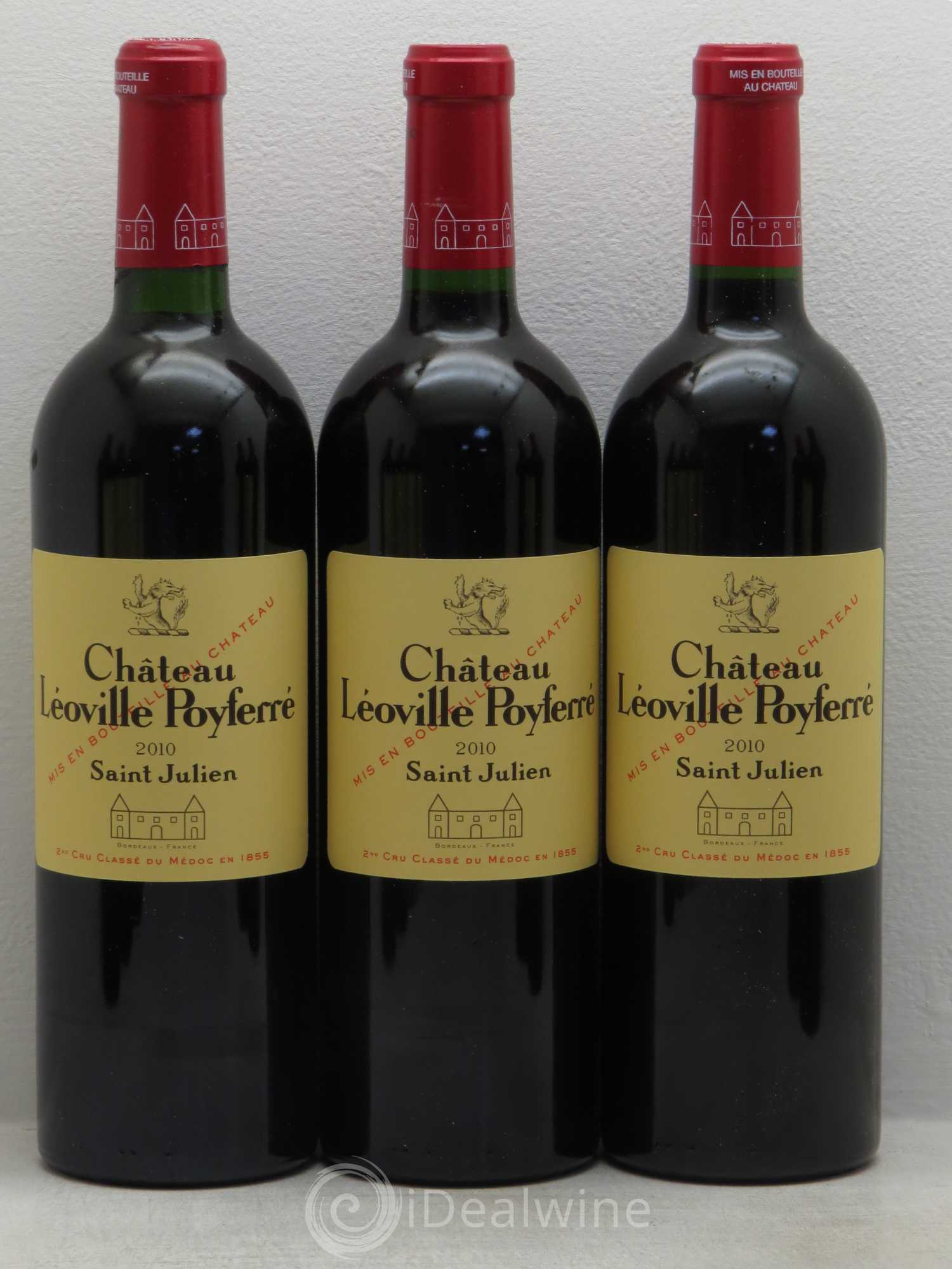 Château Léoville Poyferré 2ème Grand Cru Classé 2010 - Lot de 12 bouteilles - 2