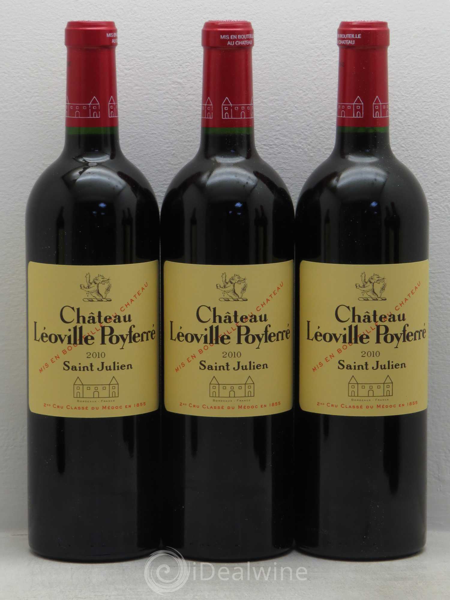 Château Léoville Poyferré 2ème Grand Cru Classé 2010 - Lot de 12 bouteilles - 3