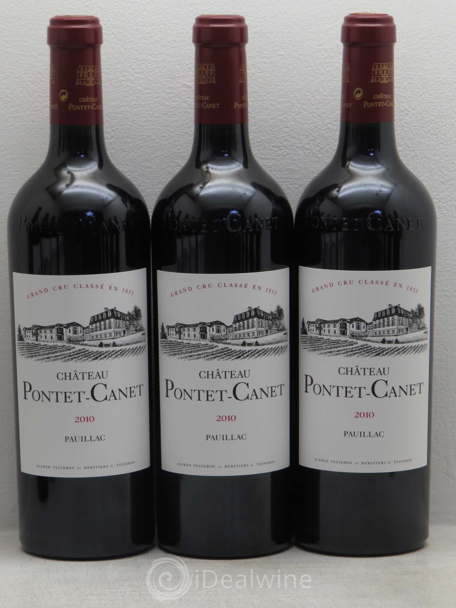 Château Pontet Canet 5ème Grand Cru Classé 2010 - Lot de 12 bouteilles - 1
