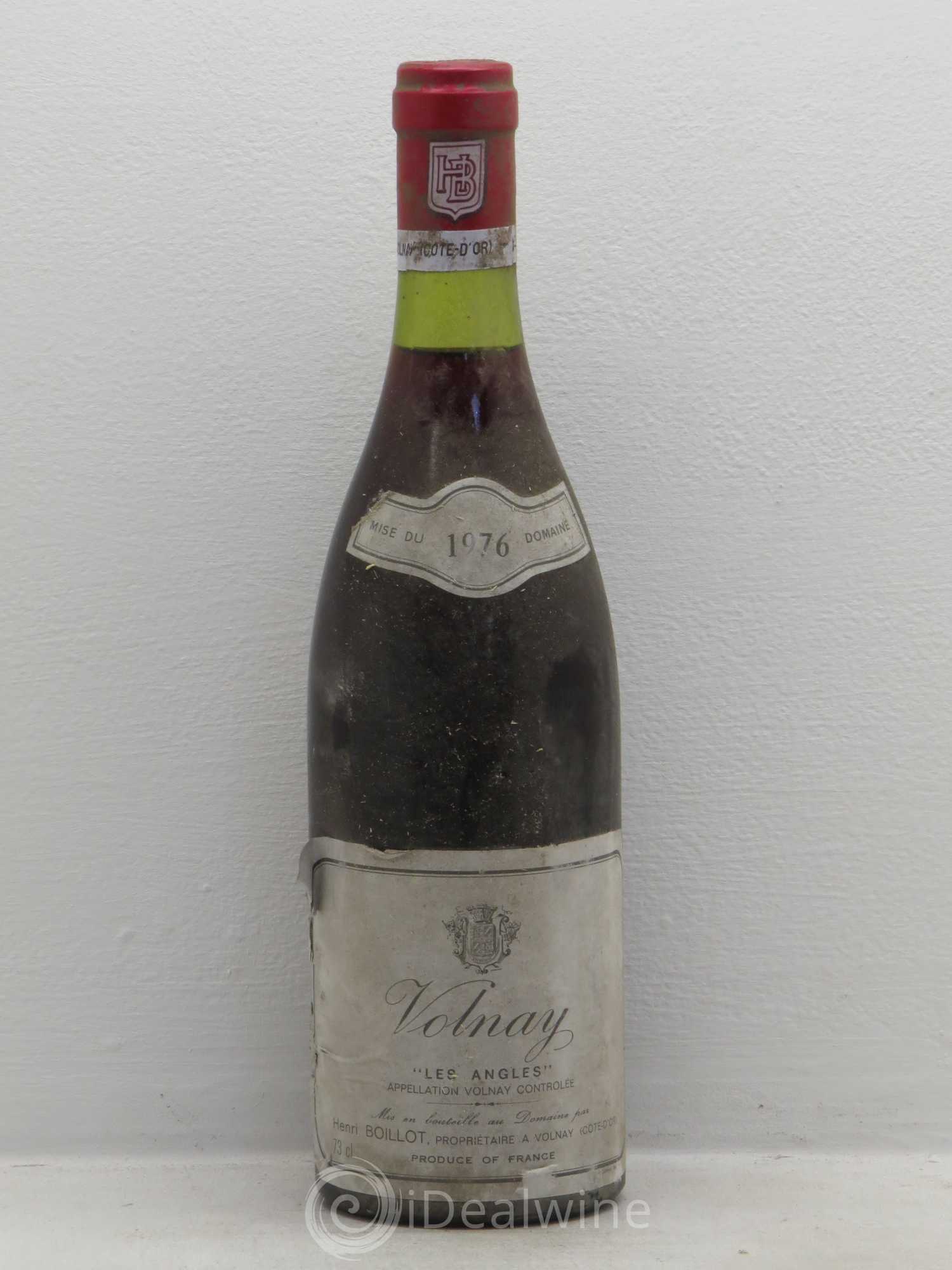 Volnay 1er Cru Domaine Henri Boillot 1976 - Lot de 1 bouteille - 0