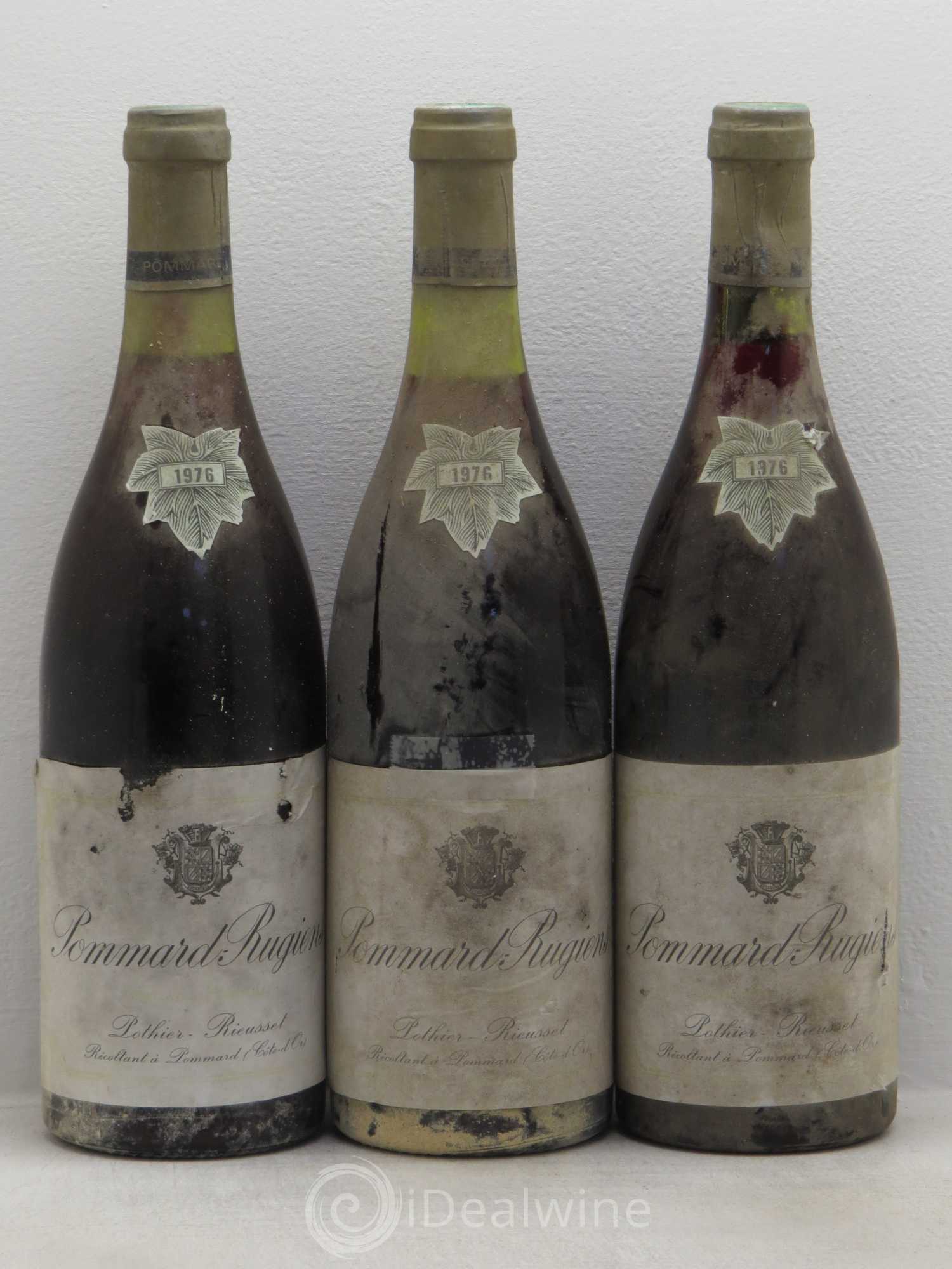 Pommard 1er Cru 1976 - Lot de 3 bouteilles - 0