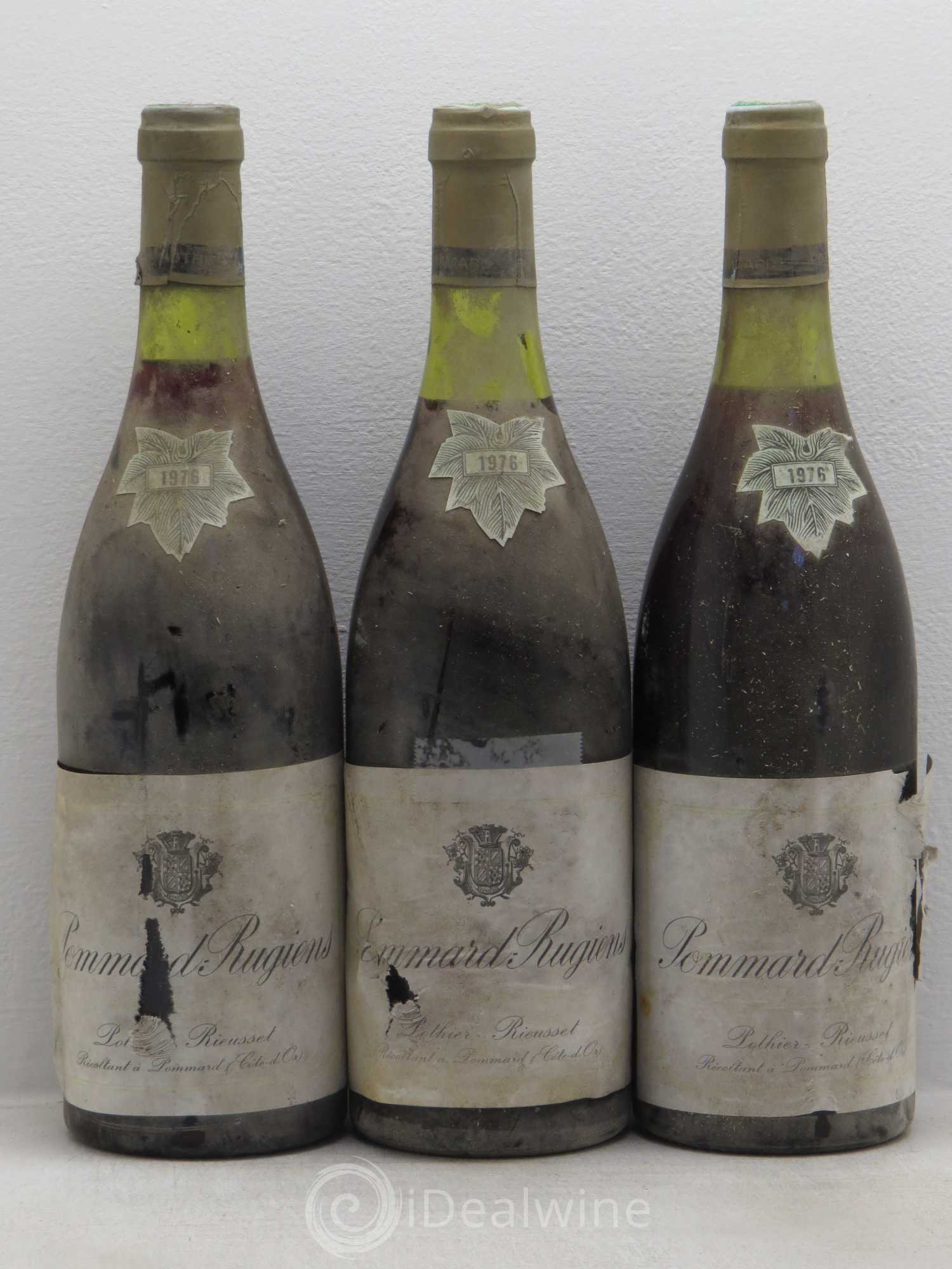 Pommard 1er Cru 1976 - Lot de 3 bouteilles - 0