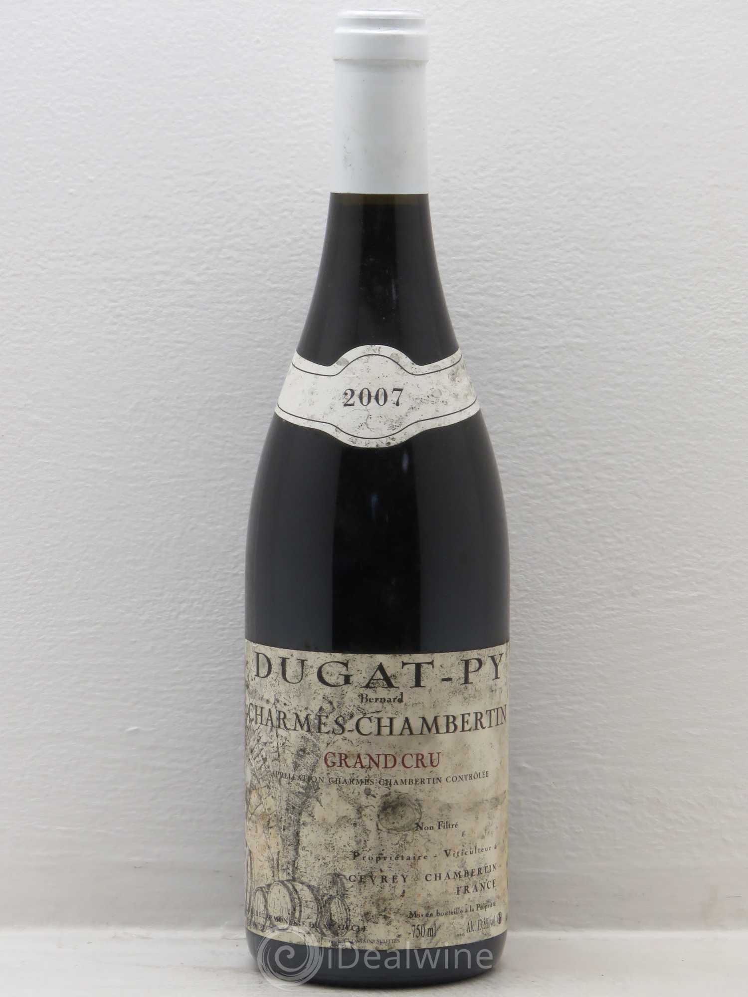 Charmes-Chambertin Grand Cru Dugat-Py 2007 - Lot de 1 bouteille - 0