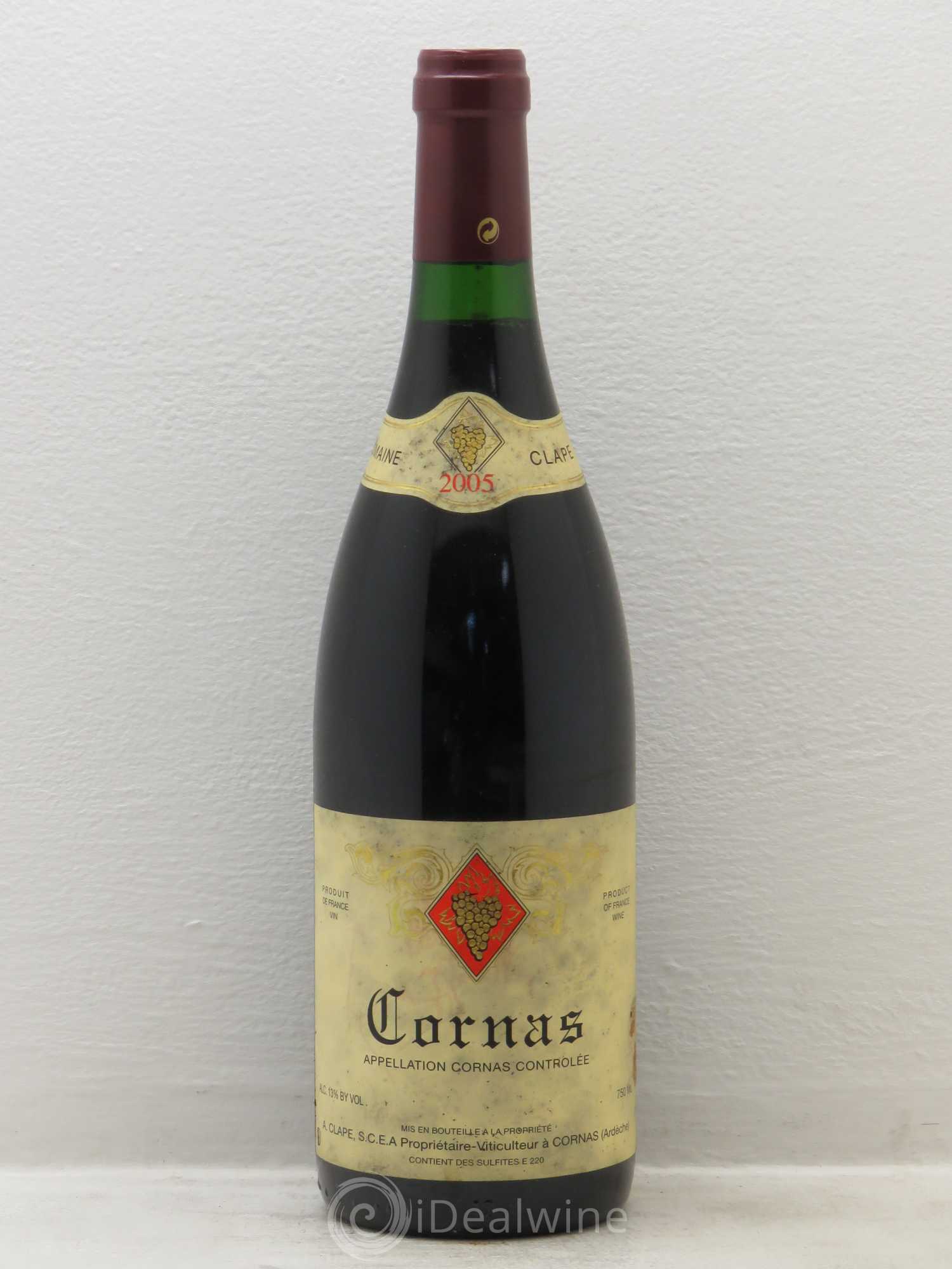 Cornas Auguste Clape 2005 - Lot de 1 bouteille - 0