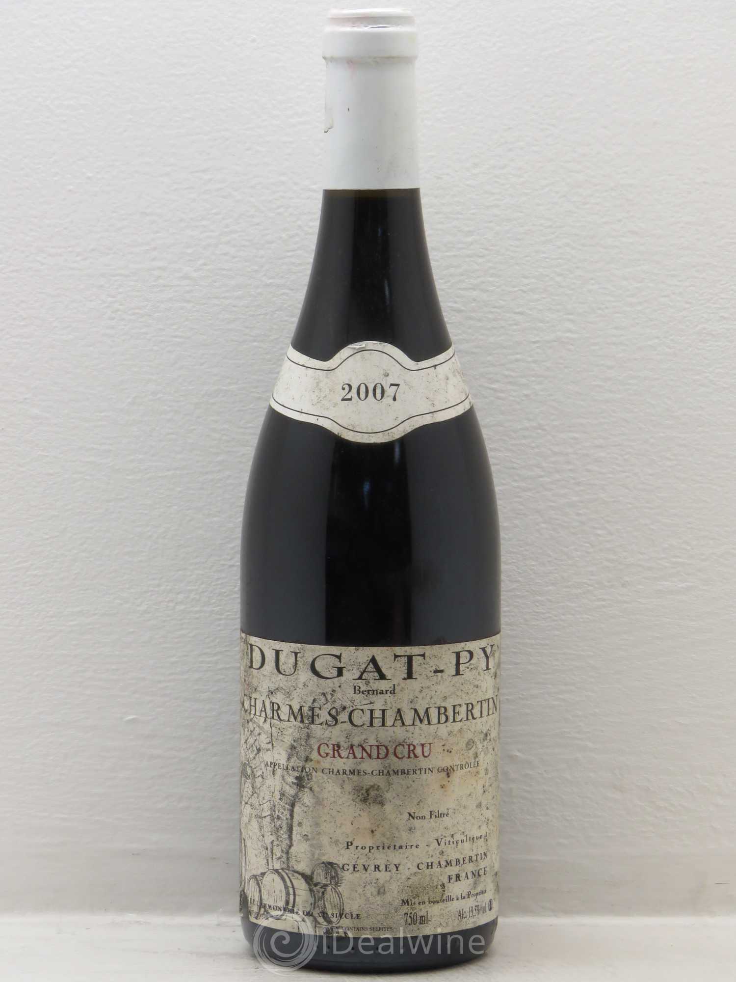 Charmes-Chambertin Grand Cru Dugat-Py 2007 - Lot de 1 bouteille - 0