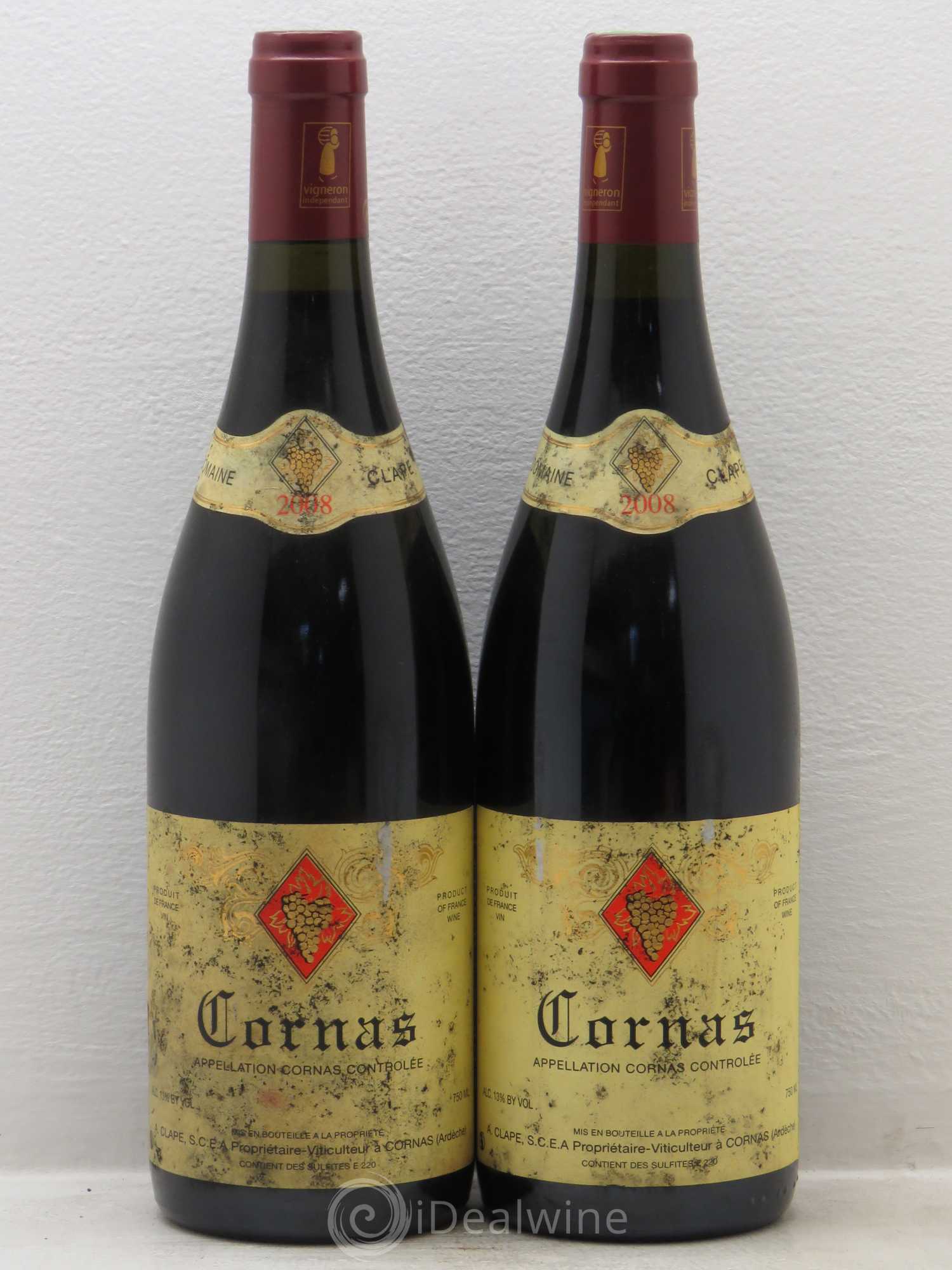 Cornas Auguste Clape 2008 - Lot de 2 bouteilles - 0