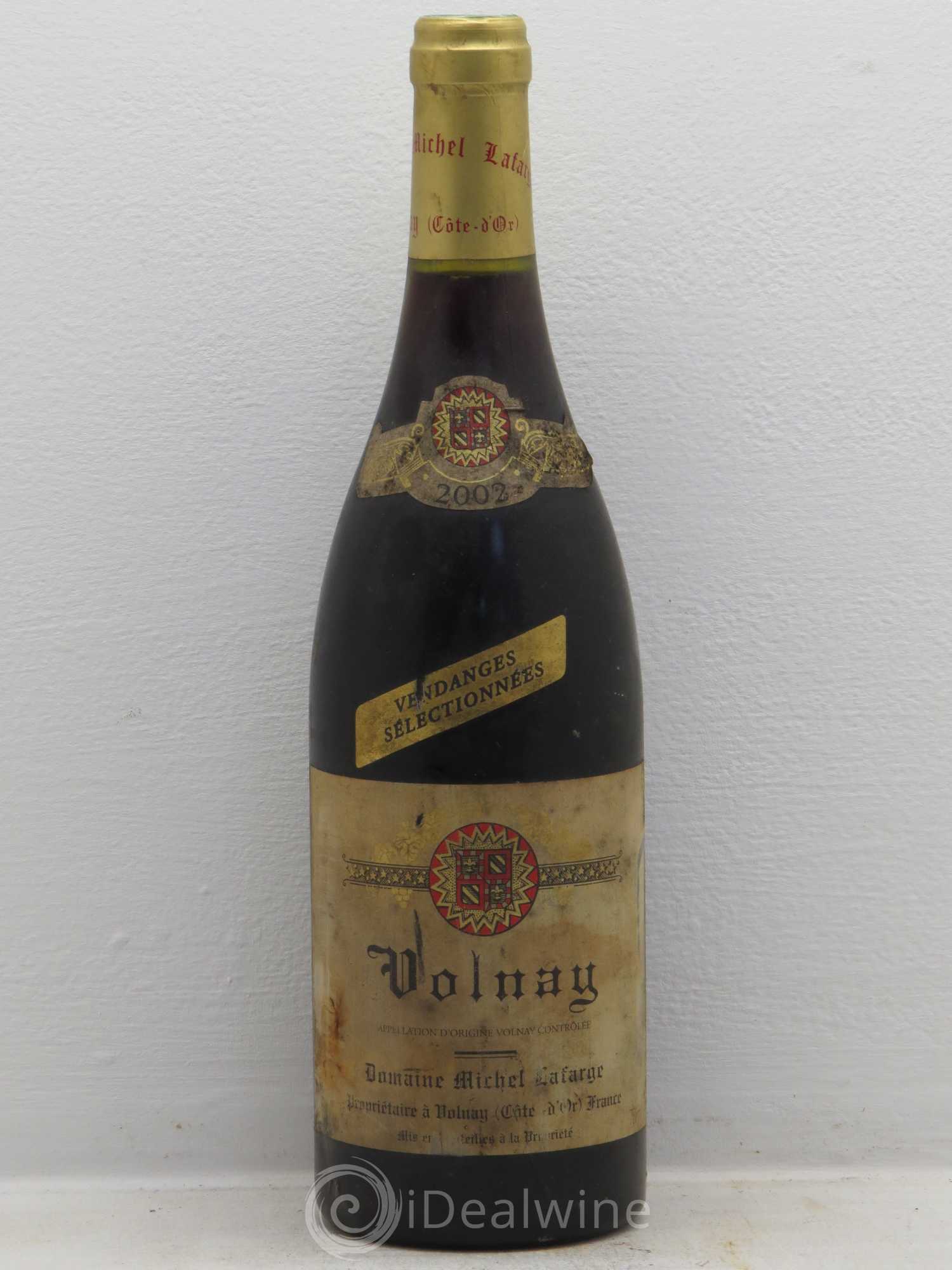 Volnay Vendanges sélectionnées Lafarge (Domaine) 2002 - Lot de 1 bouteille - 0