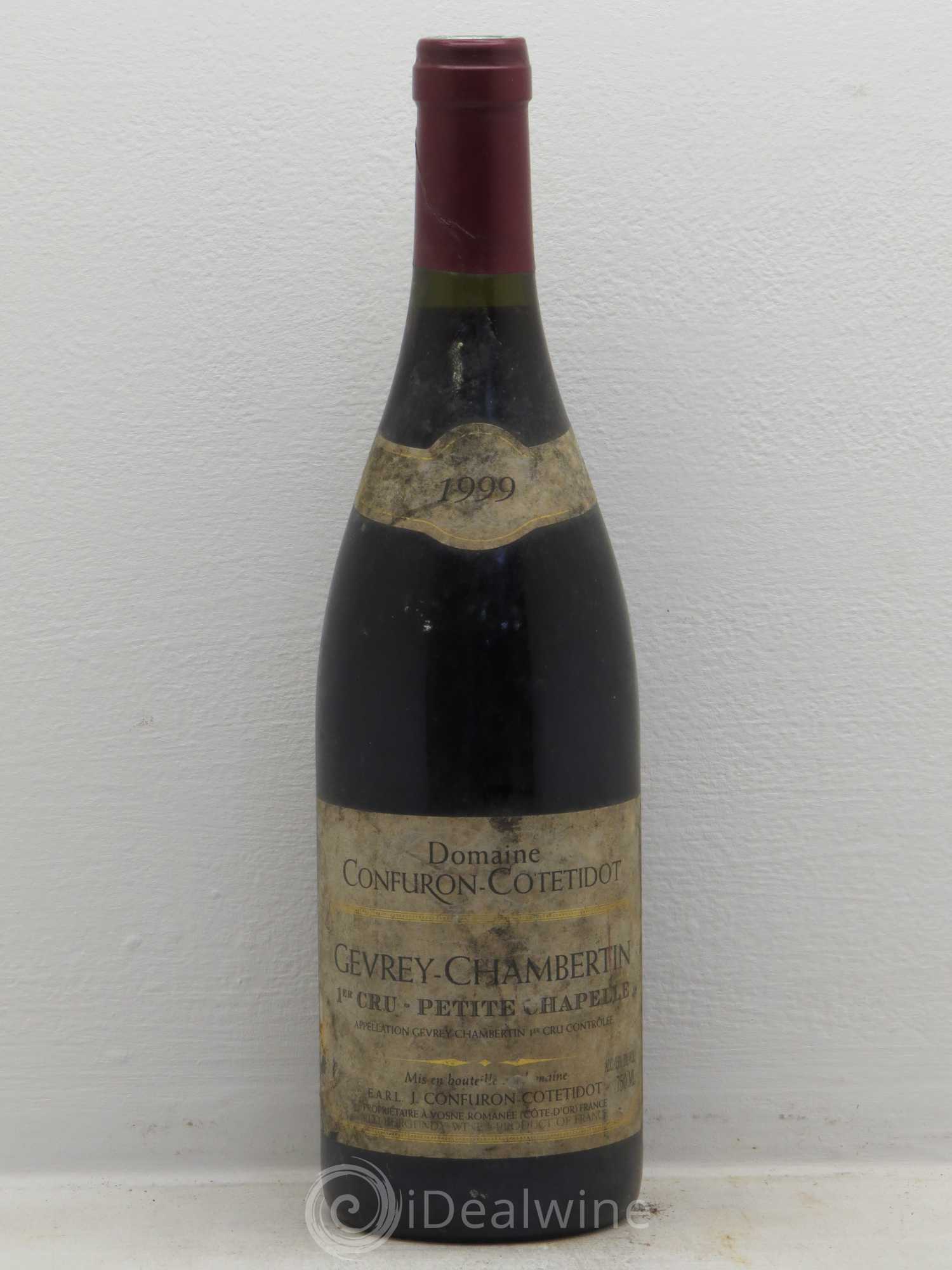 Gevrey-Chambertin 1er Cru Petite Chapelle Confuron-Cotetidot 1999 - Lot de 1 bouteille - 0