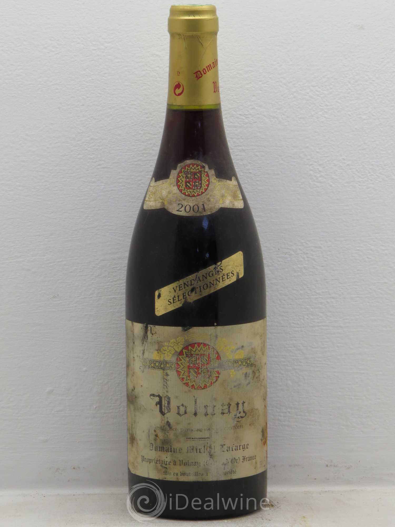 Volnay Vendanges sélectionnées Lafarge (Domaine) 2001 - Lot de 1 bouteille - 0
