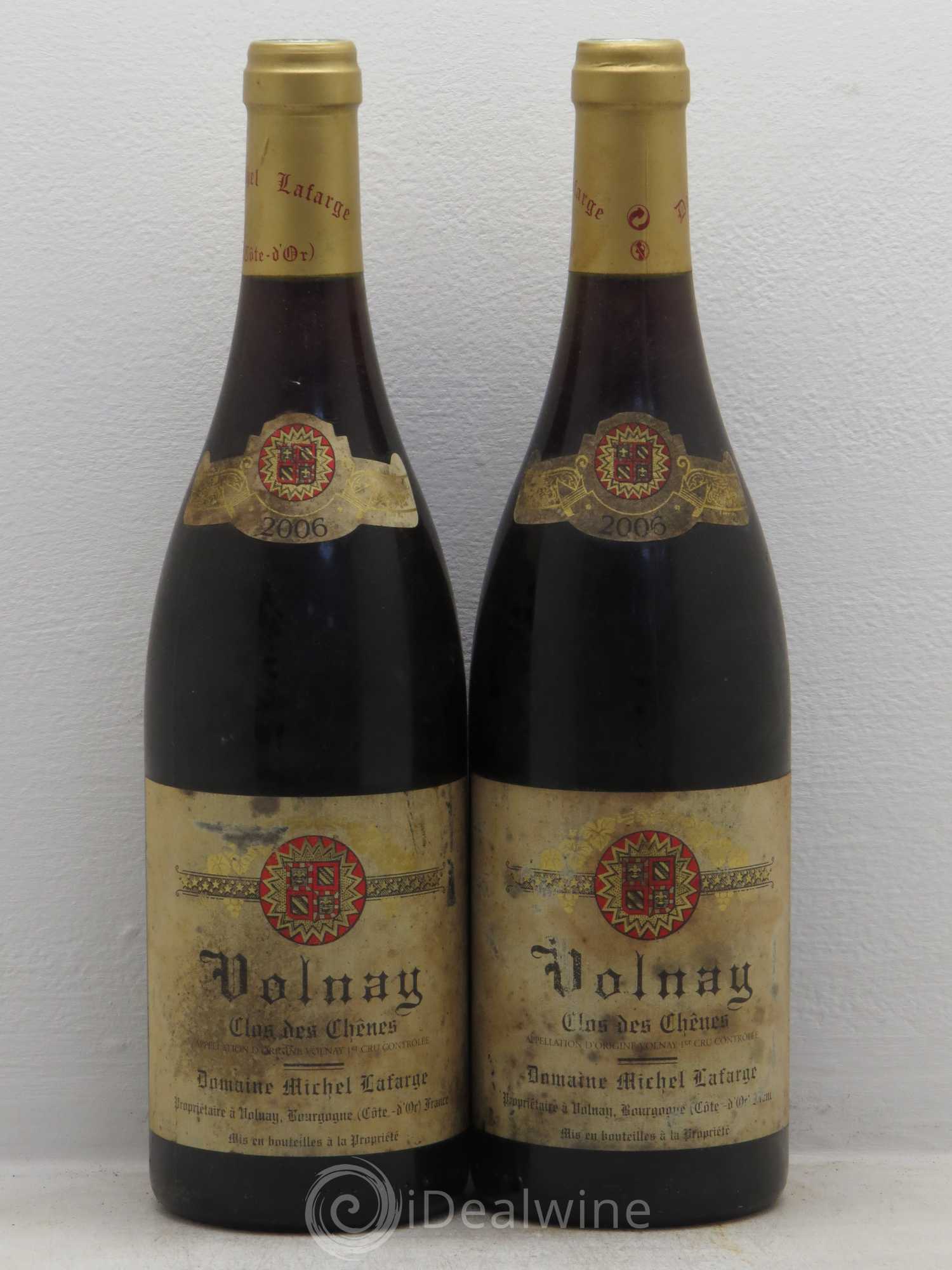 Volnay 1er Cru Clos des Chênes Lafarge (Domaine) 2006 - Lot de 2 bouteilles - 0