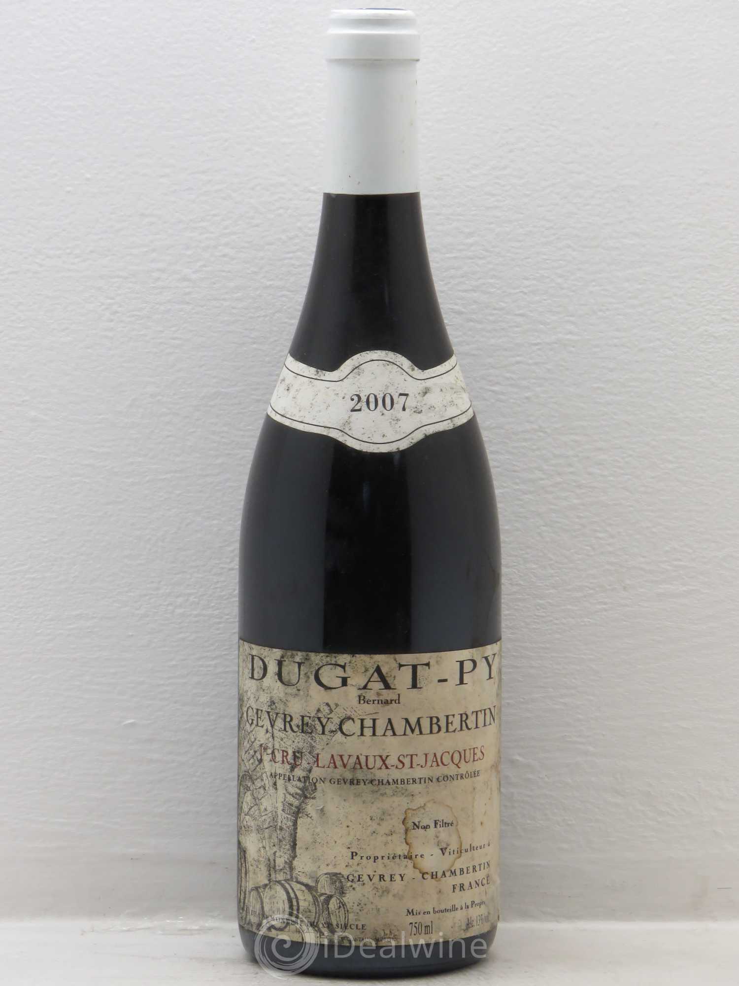 Gevrey-Chambertin 1er Cru Lavaux Saint Jacques Dugat-Py 2007 - Lot de 1 bouteille - 0