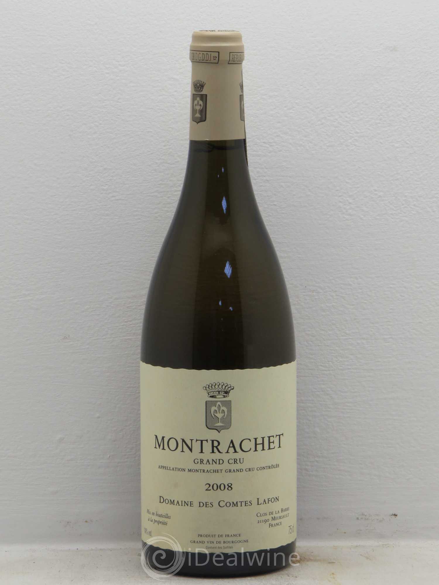 Montrachet Grand Cru Comtes Lafon (Domaine des) 2008 - Lot de 1 bouteille - 0