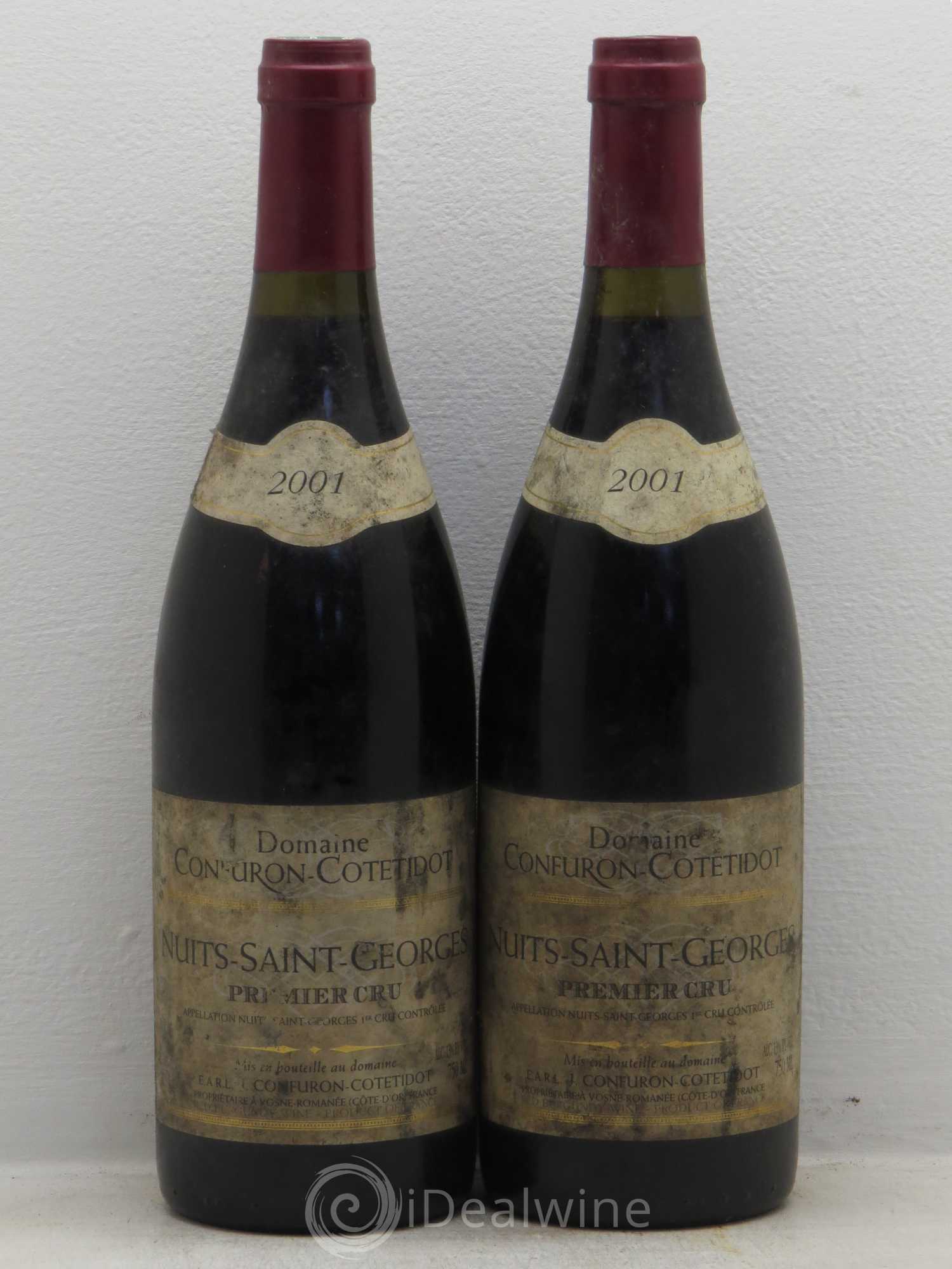 Nuits-Saint-Georges 1er Cru 2001 - Lot de 2 bouteilles - 0