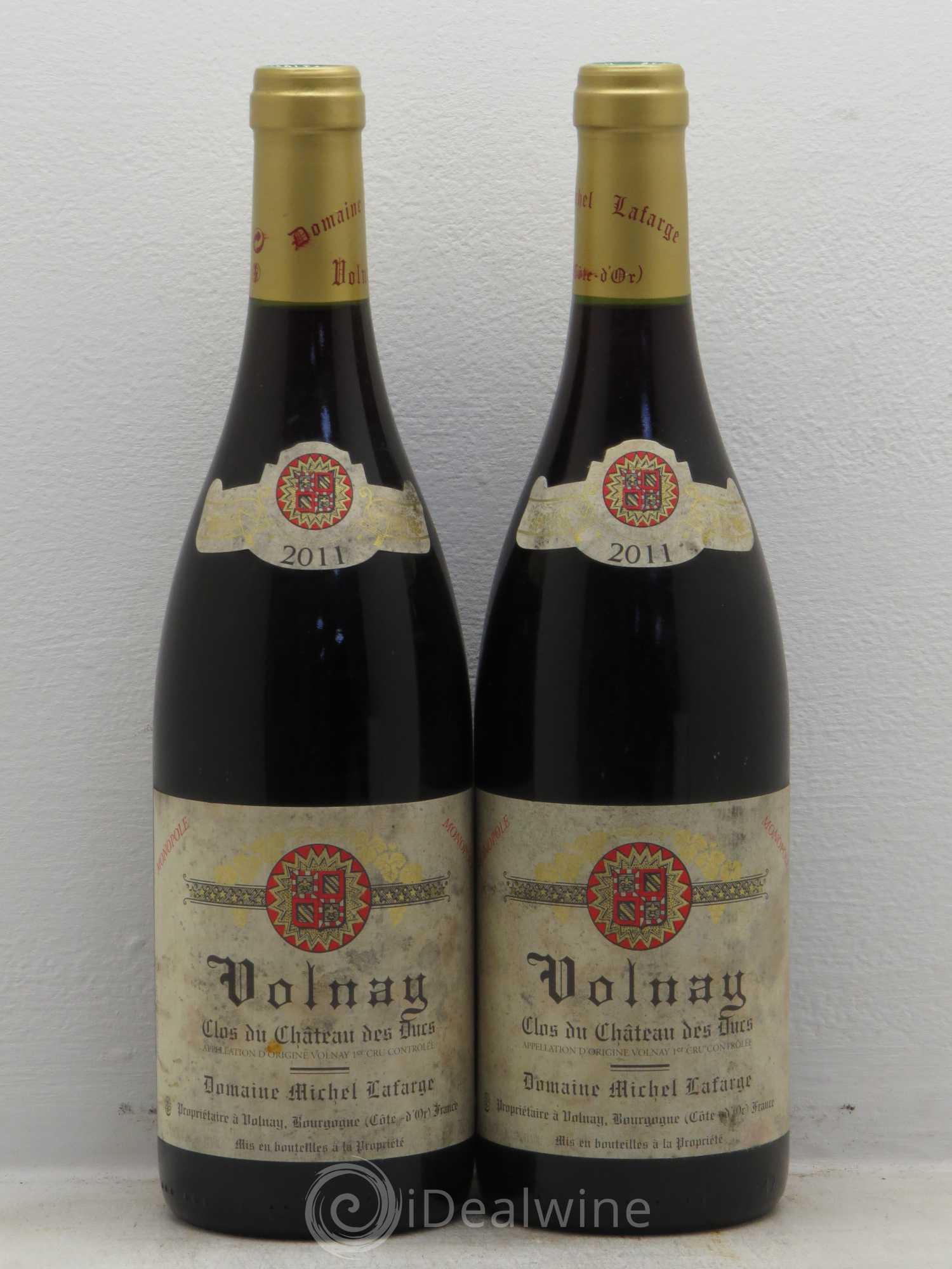 Volnay 1er Cru Clos du Château des Ducs Lafarge (Domaine) 2011 - Lot de 2 bouteilles - 0