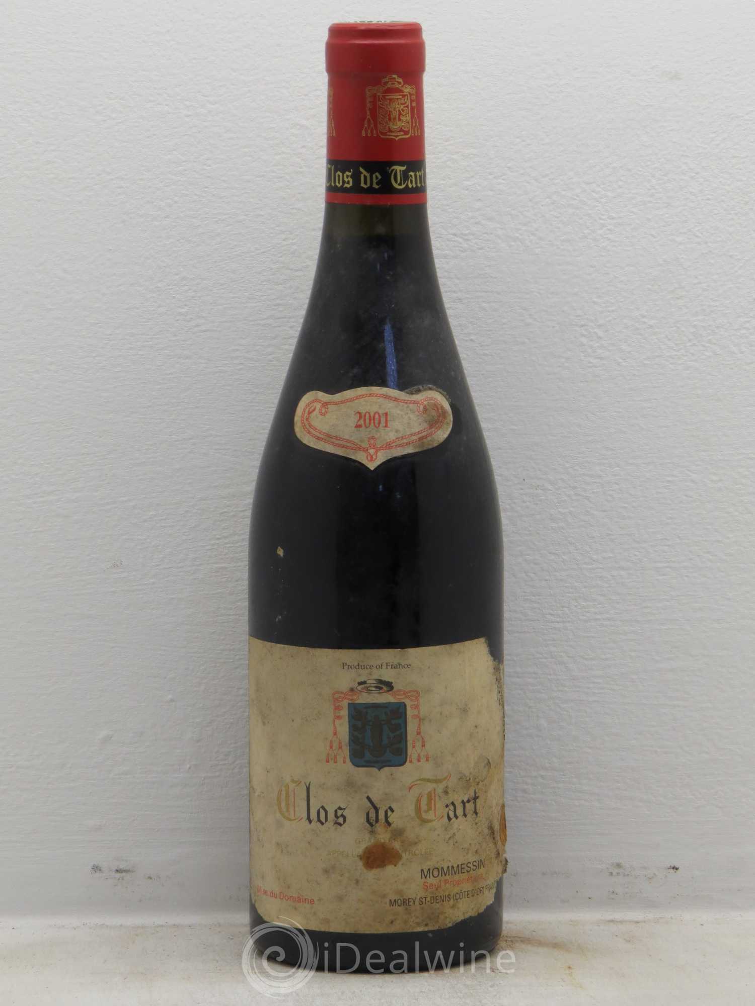 Clos de Tart Grand Cru Clos de Tart 2001 - Lot de 1 bouteille - 0