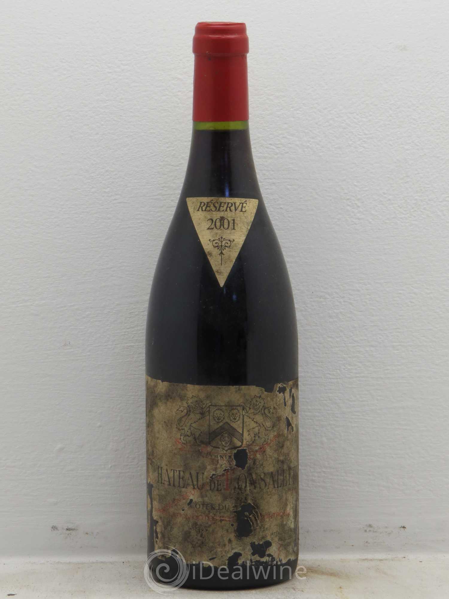 Côtes-du-Rhône Château de Fonsalette Emmanuel Reynaud 2001 - Lot de 1 bouteille - 0