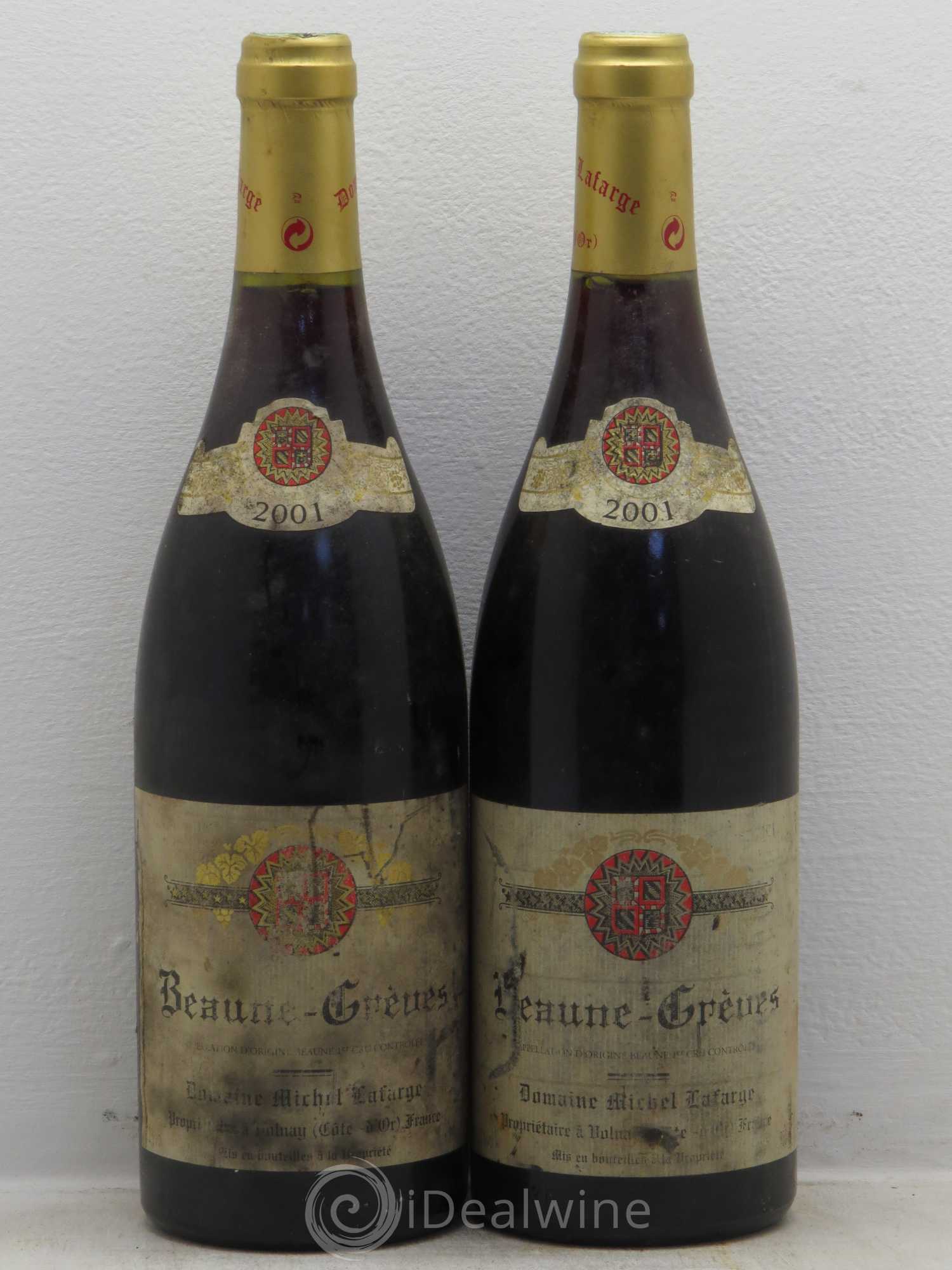Beaune 1er Cru Grèves Lafarge (Domaine) 2001 - Lot de 2 bouteilles - 0