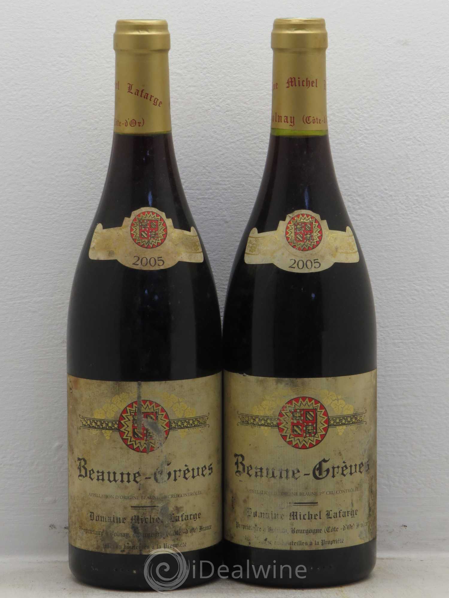 Beaune 1er Cru Grèves Lafarge (Domaine) 2005 - Lot de 2 bouteilles - 0