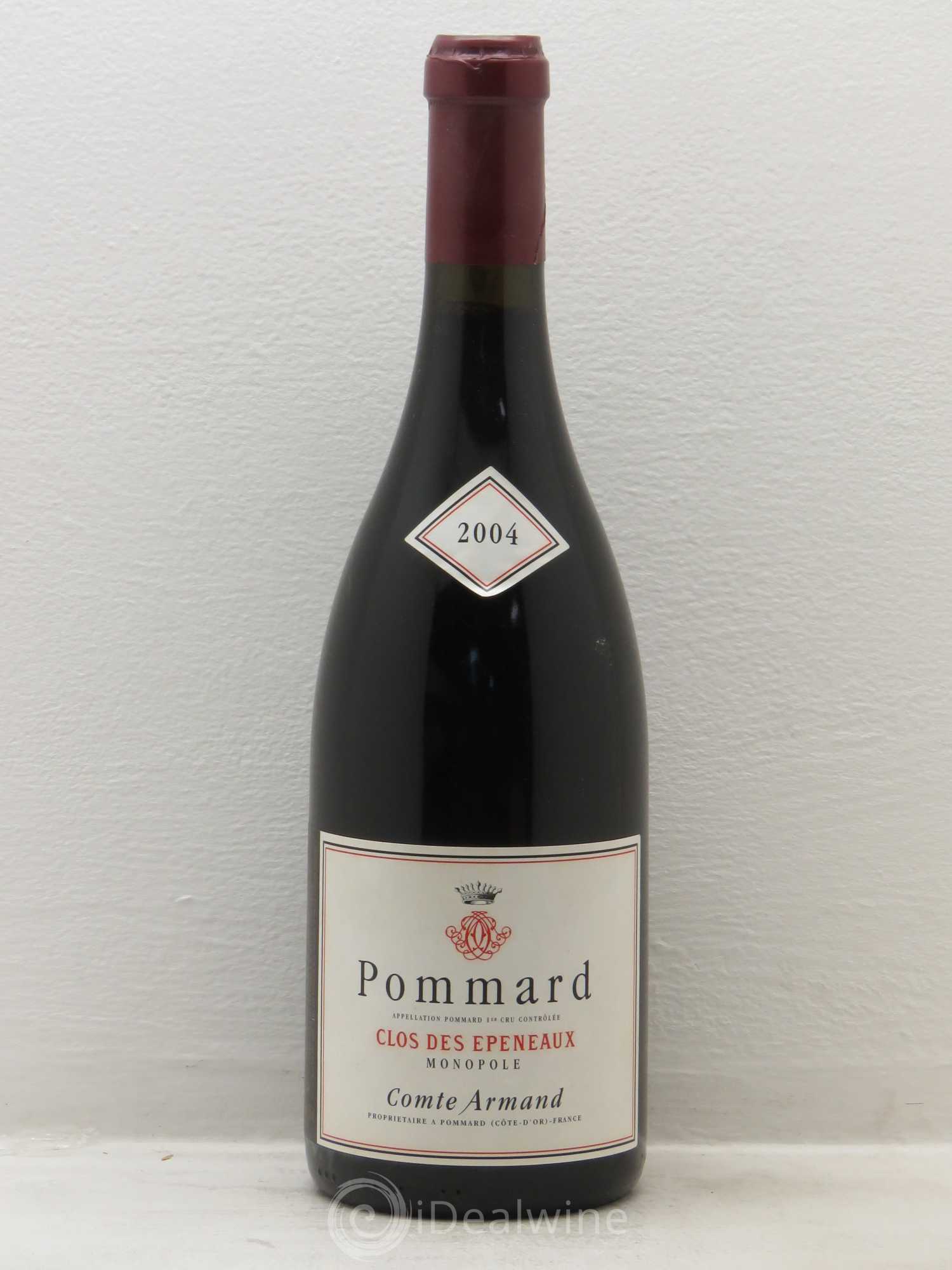 Pommard 1er Cru Clos des Epeneaux Comte Armand 2004 - Lot de 6 bouteilles - 0