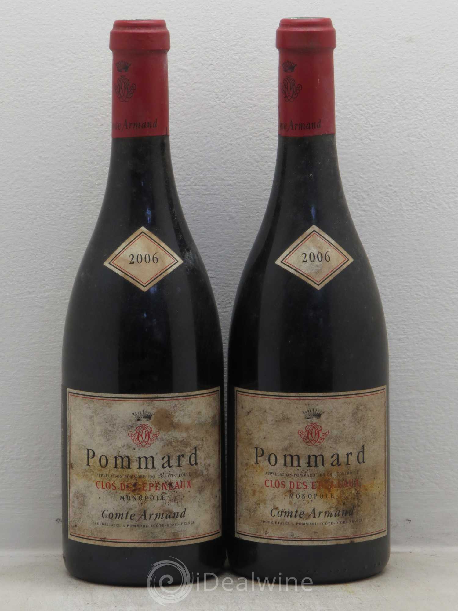 Pommard 1er Cru Clos des Epeneaux Comte Armand 2006 - Lot de 2 bouteilles - 0