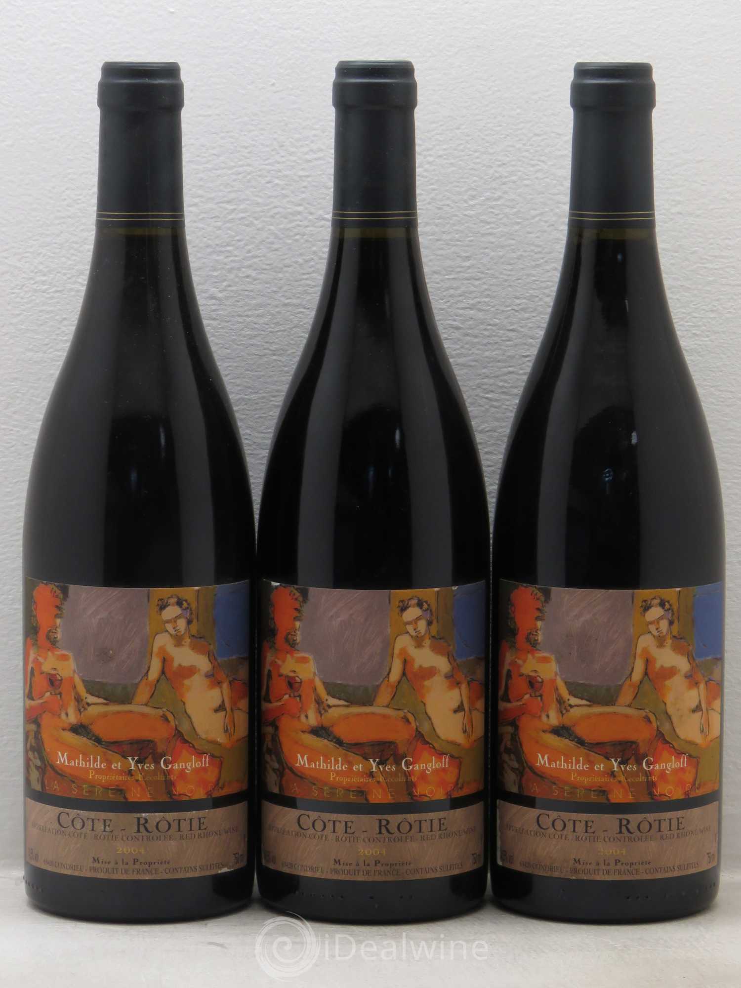 Côte-Rôtie La Sereine Noire Gangloff (Domaine) 2004 - Lot de 3 bouteilles - 0