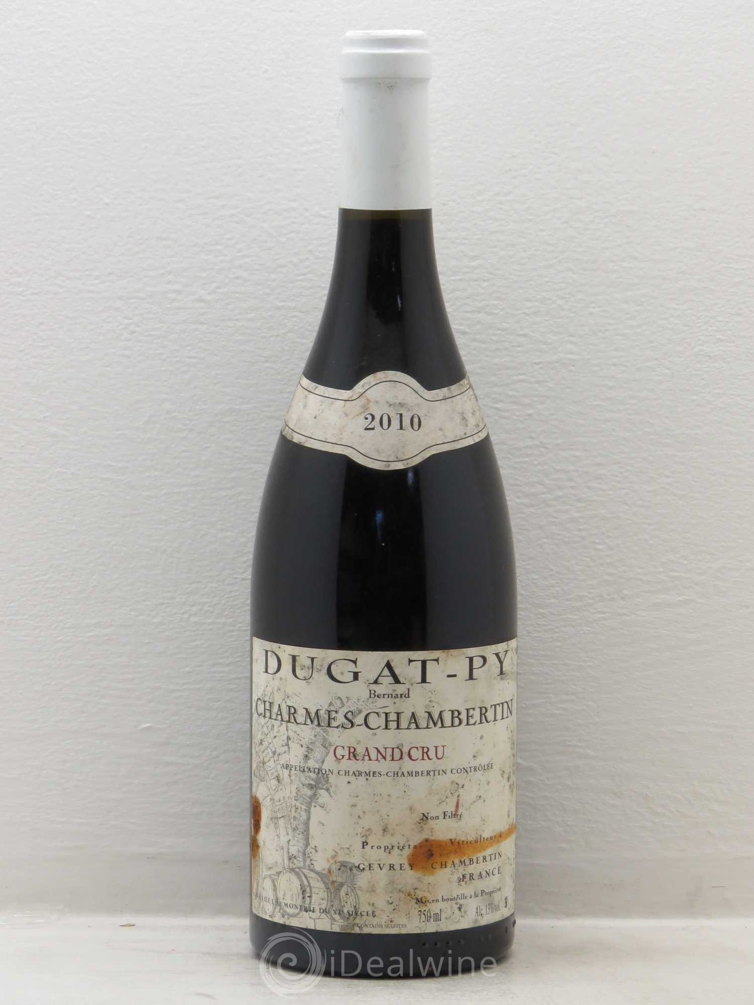 Charmes-Chambertin Grand Cru Dugat-Py 2010 - Lot de 1 bouteille - 0