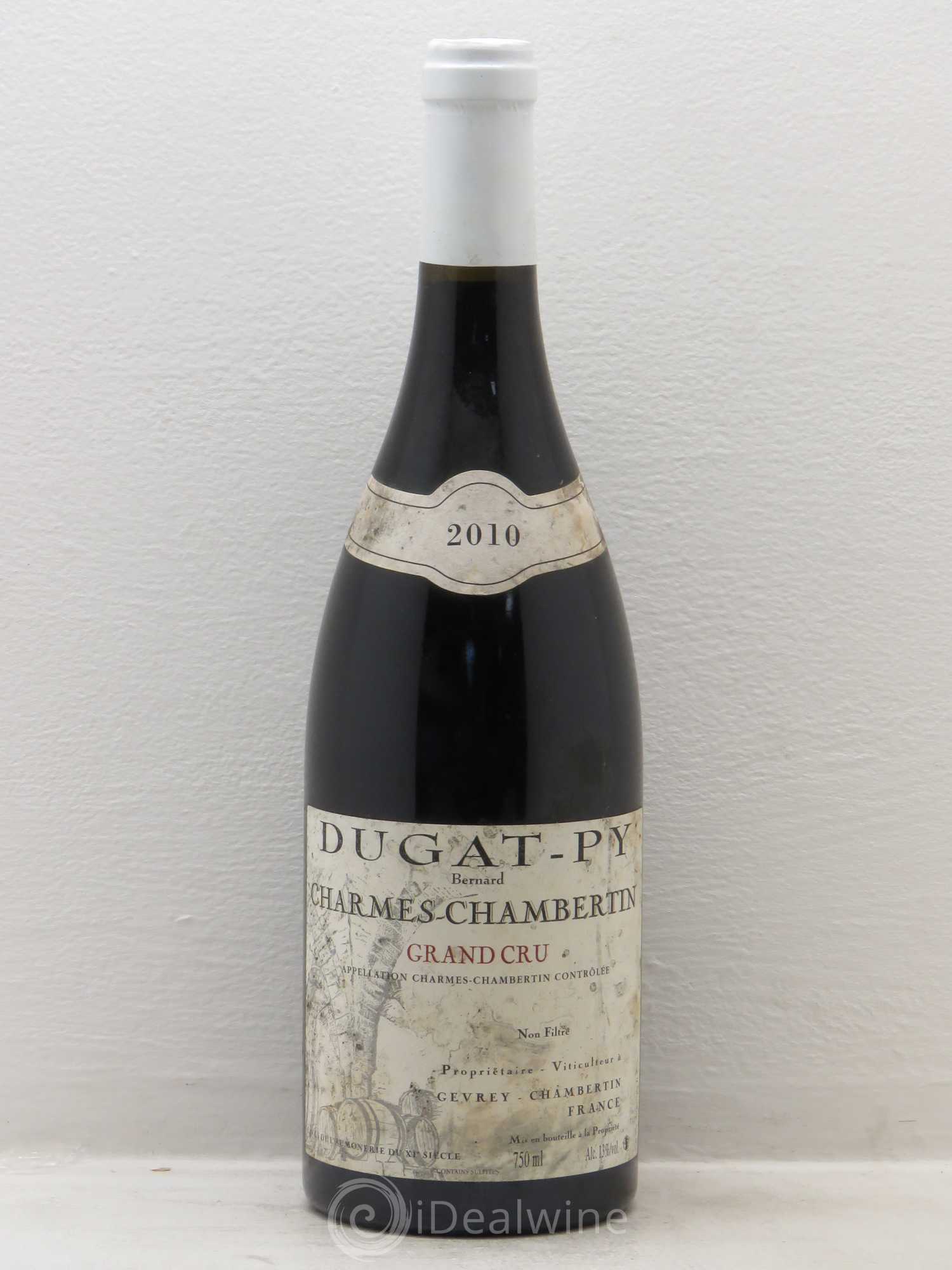Charmes-Chambertin Grand Cru Dugat-Py 2010 - Lot de 1 bouteille - 0