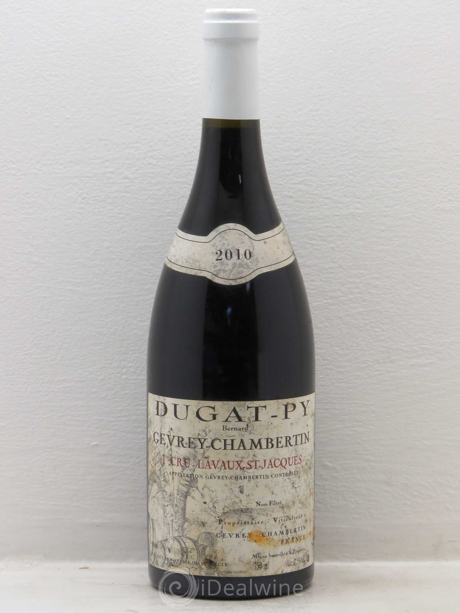 Gevrey-Chambertin 1er Cru Lavaux Saint Jacques Dugat-Py 2010 - Lot de 1 bouteille - 0