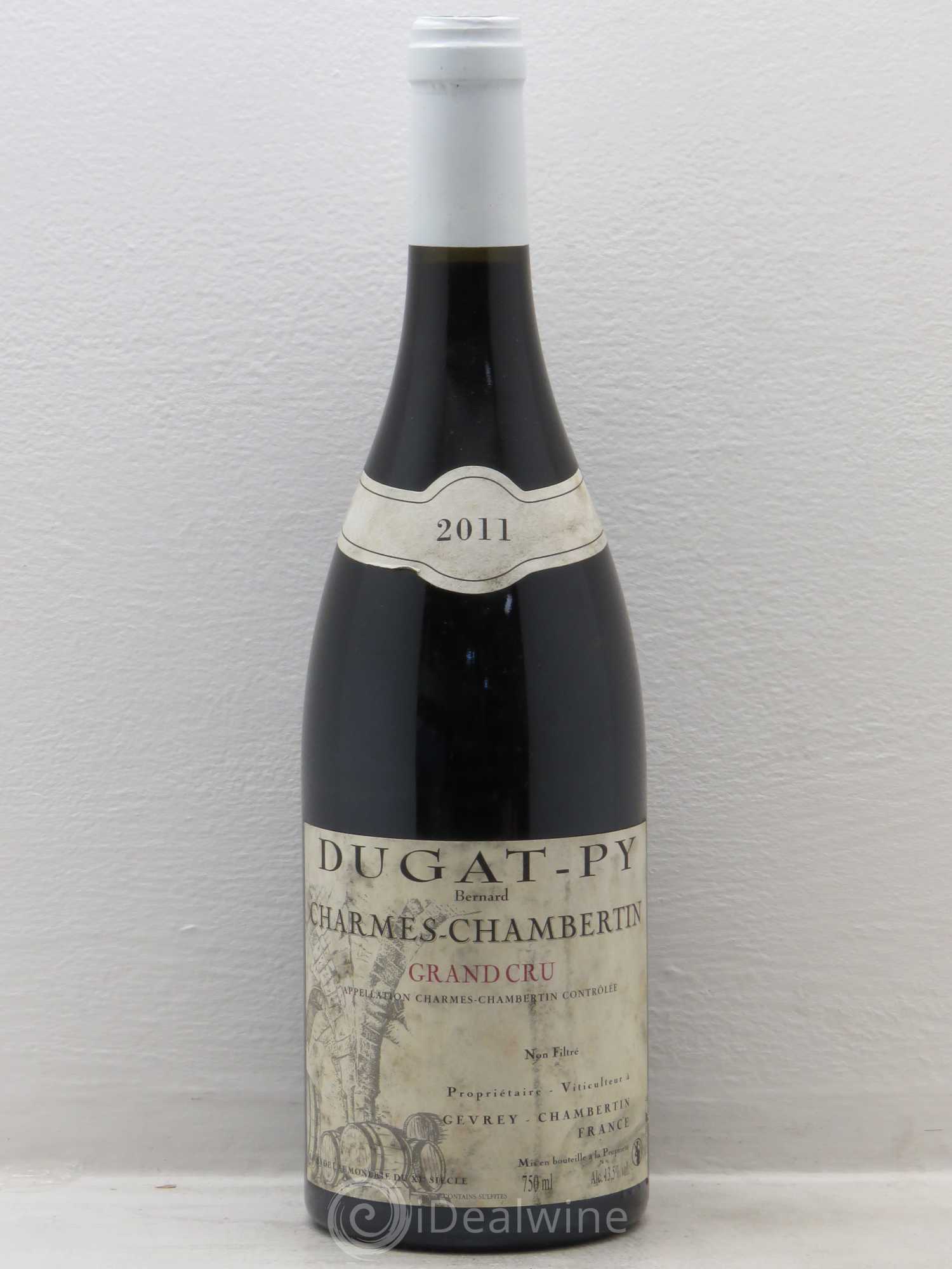 Charmes-Chambertin Grand Cru Dugat-Py 2011 - Lot de 1 bouteille - 0