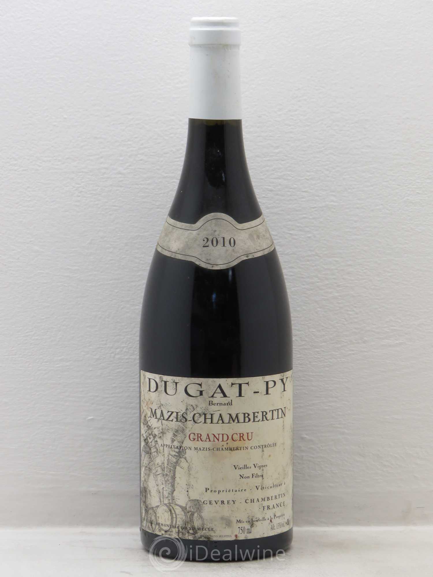 Mazis-Chambertin Grand Cru Vieilles Vignes Dugat-Py 2010 - Posten von 1 Flasche - 0