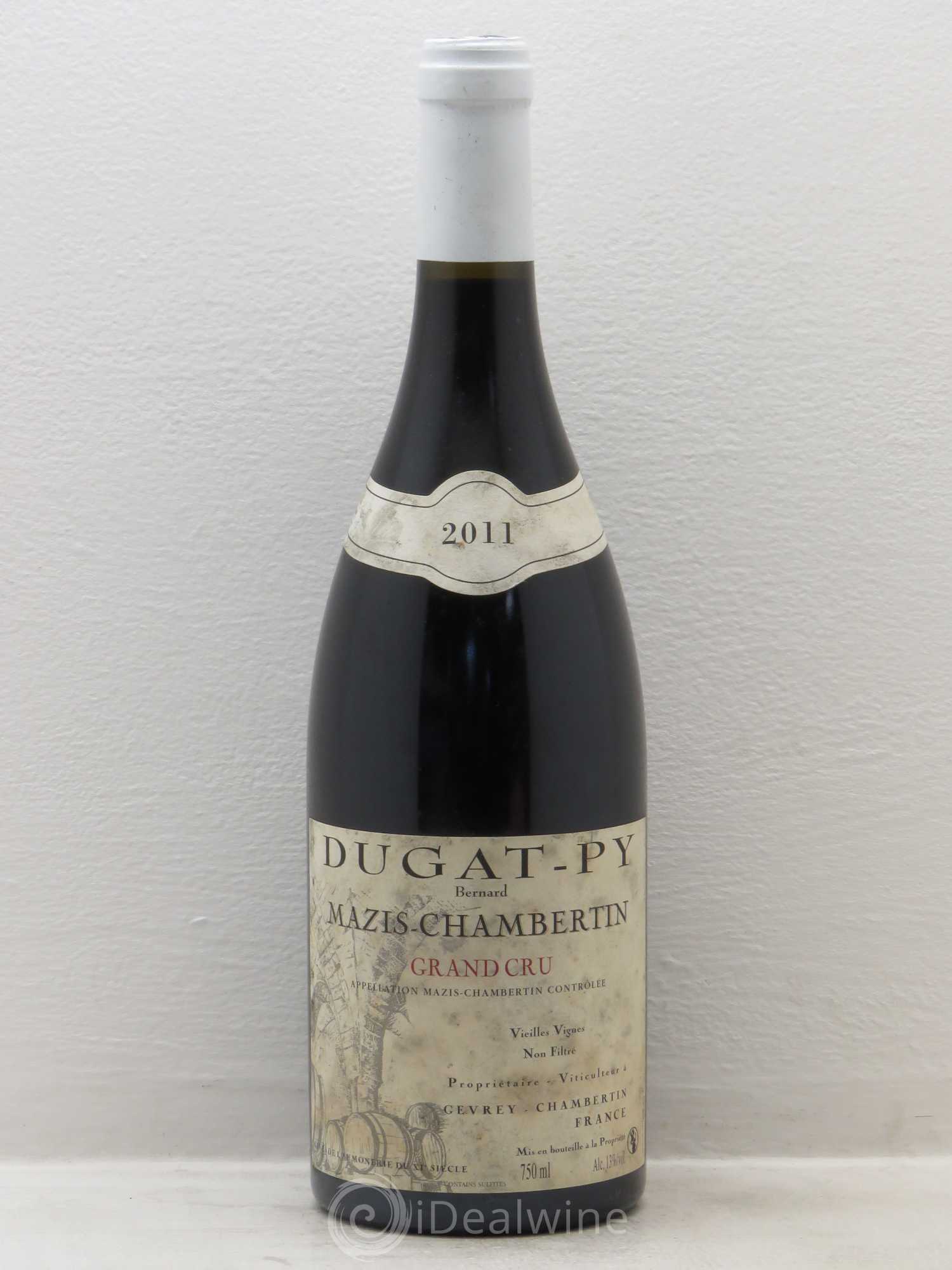 Mazis-Chambertin Grand Cru Vieilles Vignes Dugat-Py Vieilles Vignes 2011 - Lot de 1 bouteille - 0