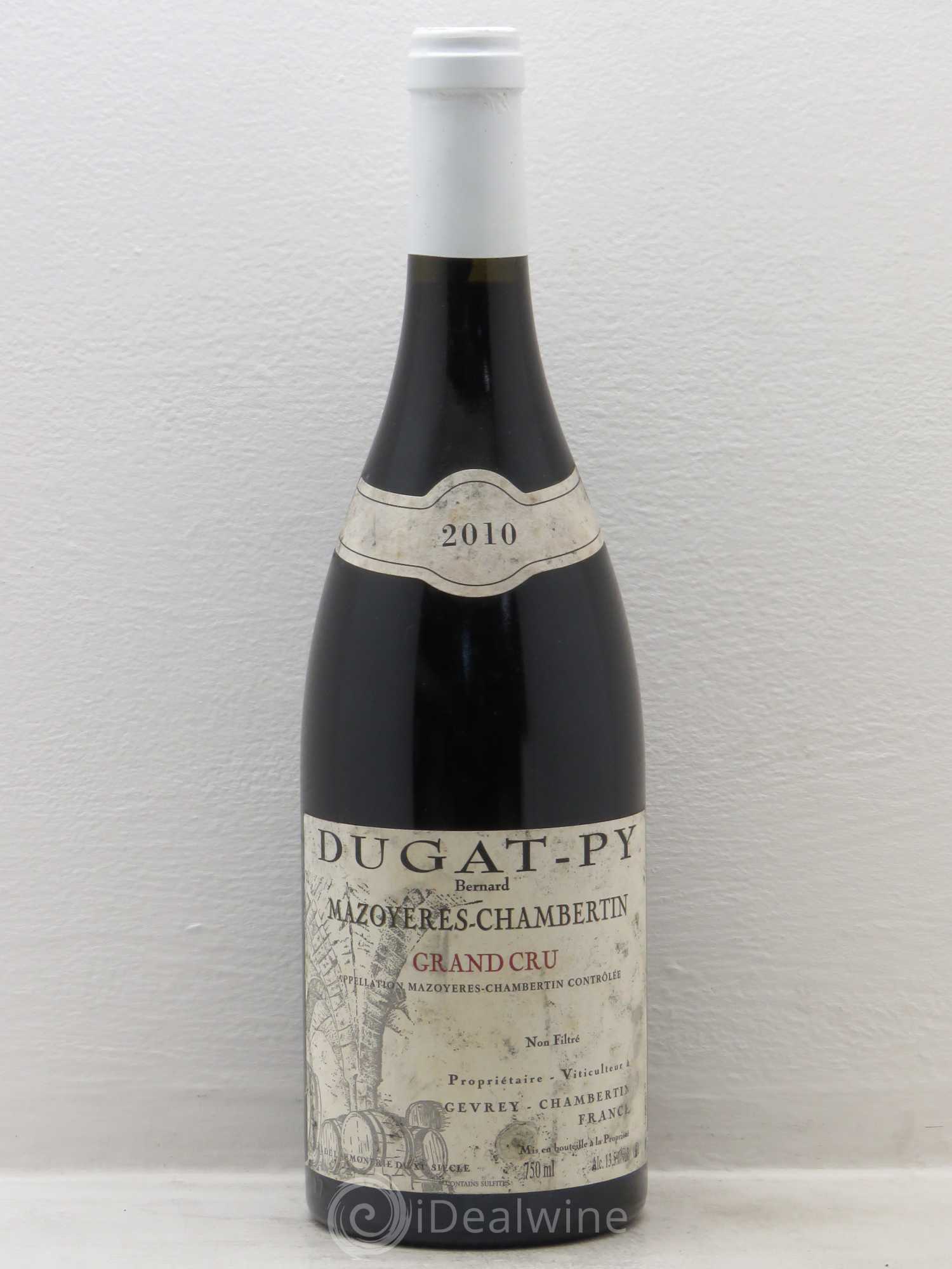 Mazoyères-Chambertin Grand Cru Dugat-Py 2010 - Lot de 1 bouteille - 0