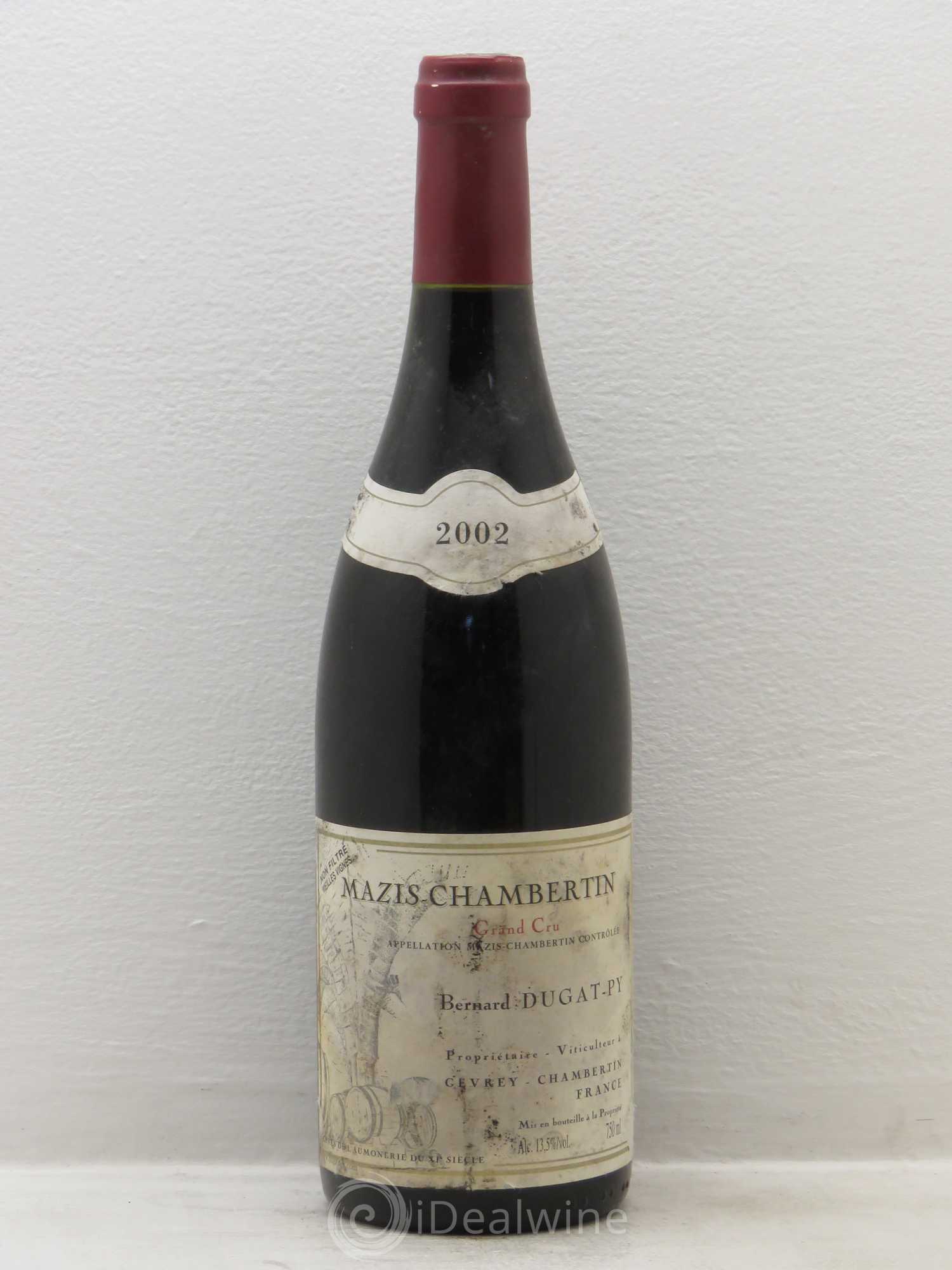 Mazis-Chambertin Grand Cru Vieilles Vignes Dugat-Py 2002 - Posten von 1 Flasche - 0