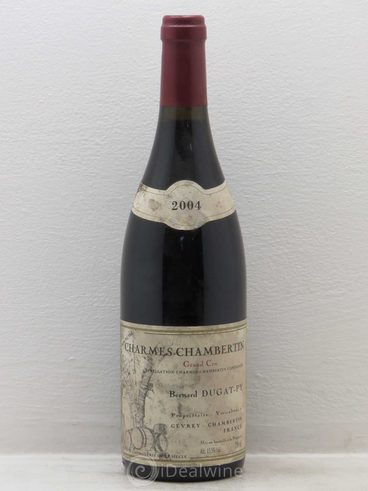 Charmes-Chambertin Grand Cru Dugat-Py 2004 - Lot de 1 bouteille - 0