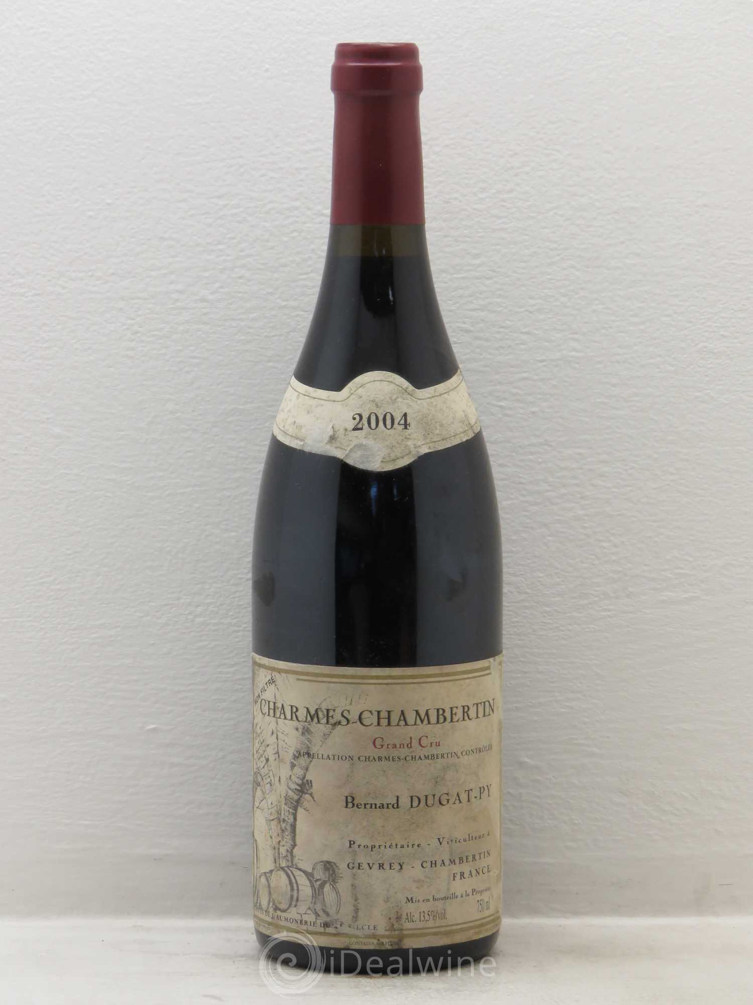 Charmes-Chambertin Grand Cru Dugat-Py 2004 - Lot de 1 bouteille - 0