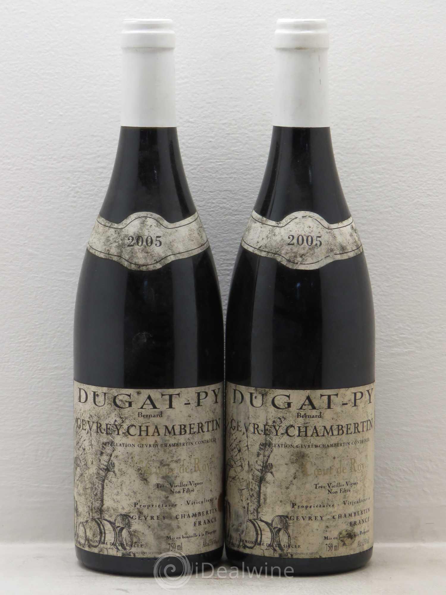Gevrey-Chambertin Coeur de Roy Très Vieilles Vignes Dugat-Py Tres Vieilles Vignes 2005 - Lotto di 2 bottiglie - 0