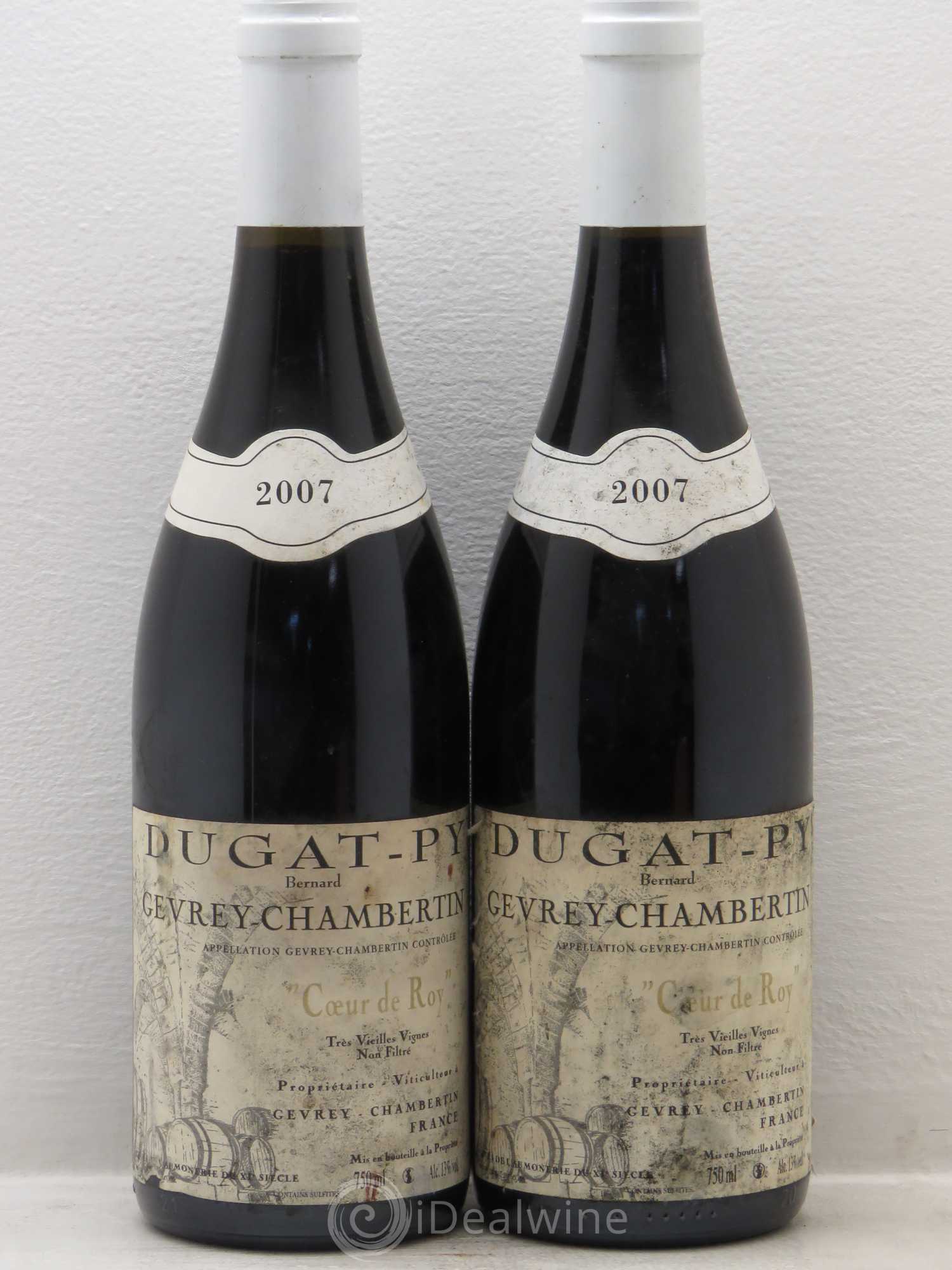 Gevrey-Chambertin Coeur de Roy Très Vieilles Vignes Dugat-Py Tres Vieilles Vignes 2007 - Posten von 2 Flaschen - 0