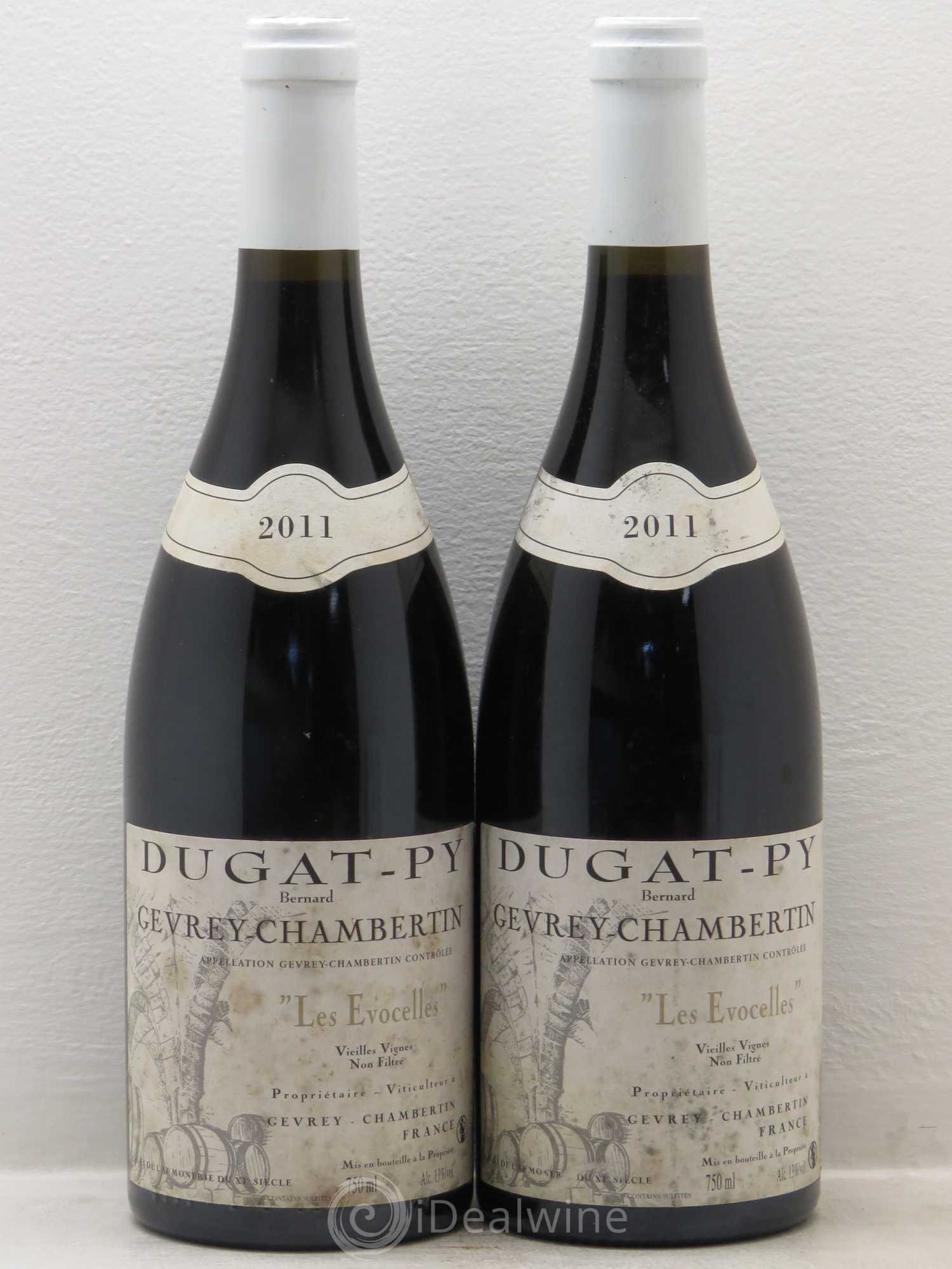 Gevrey-Chambertin Les Evocelles Vieilles Vignes Dugat-Py 2011 - Posten von 2 Flaschen - 0