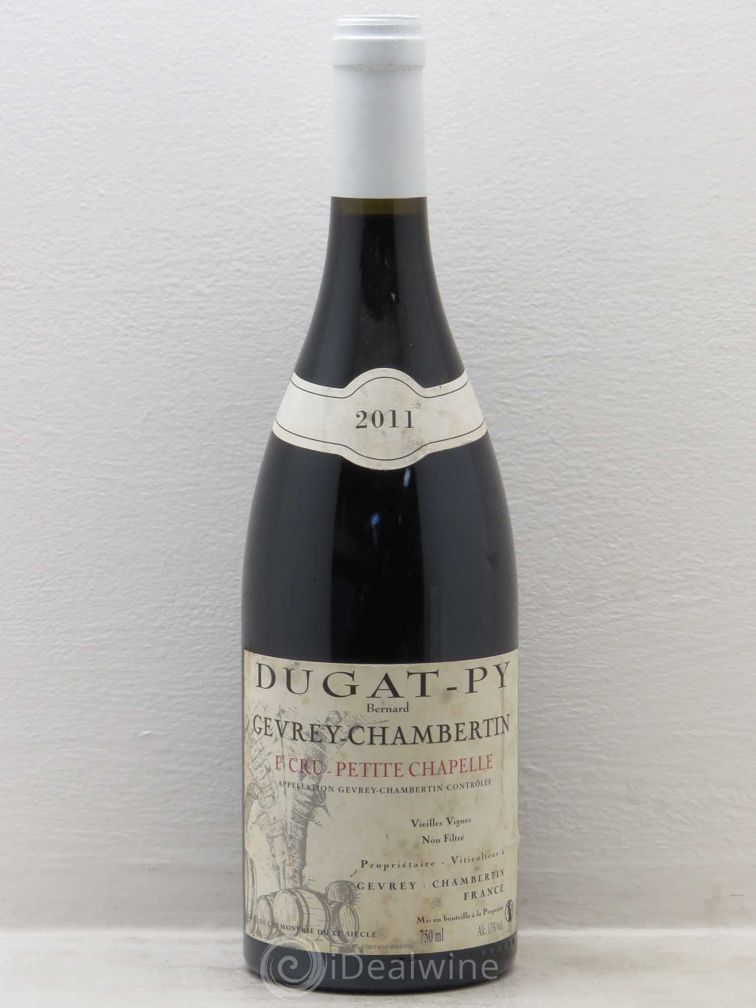 Gevrey-Chambertin 1er Cru Petite Chapelle Vieilles Vignes Dugat-Py Vieilles Vignes 2011 - Lot de 1 bouteille - 0