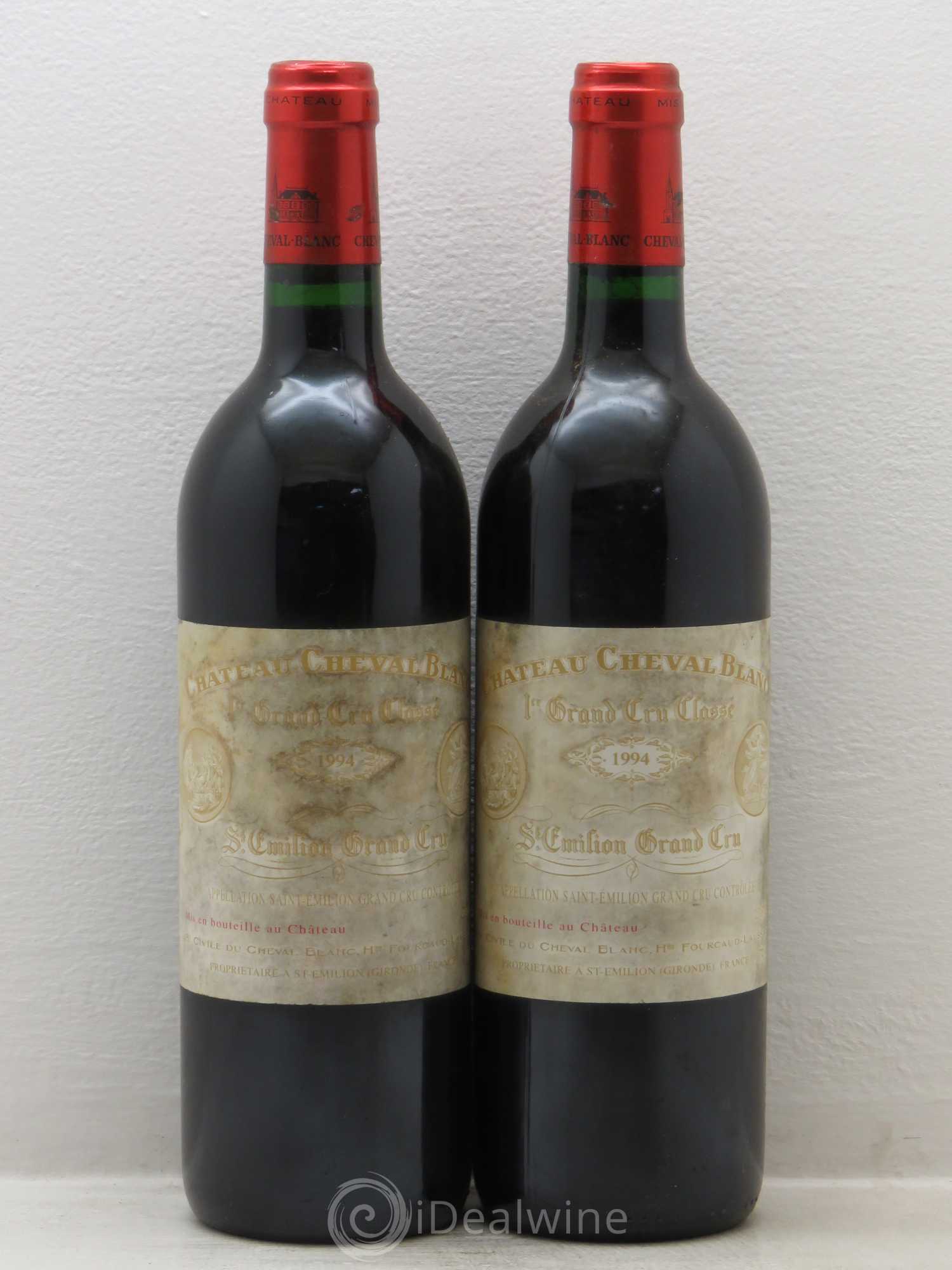 Château Cheval Blanc 1er Grand Cru Classé A 1994 - Lot de 2 bouteilles - 0
