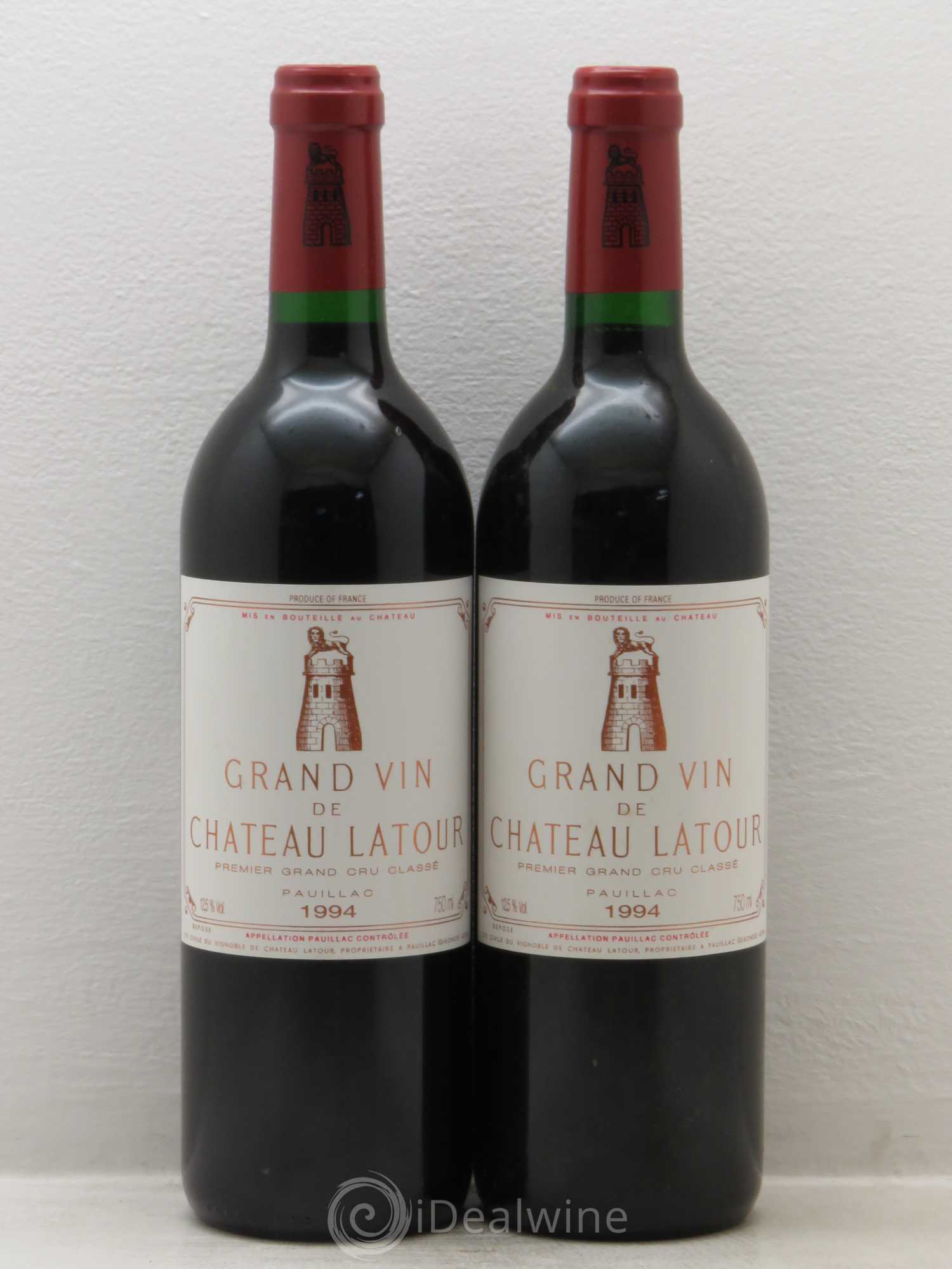 Château Latour 1er Grand Cru Classé 1994 - Lot de 2 bouteilles - 0