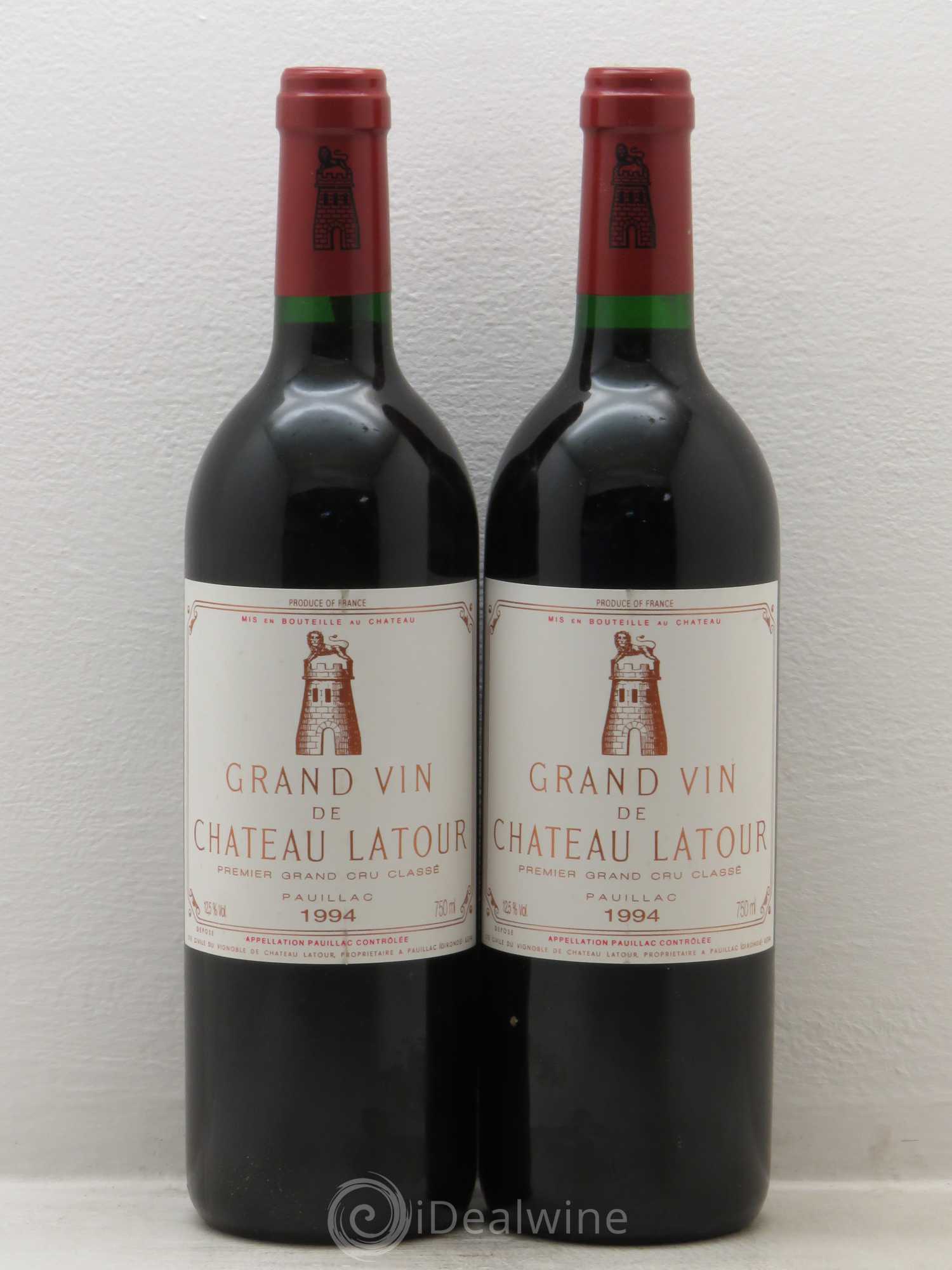 Château Latour 1er Grand Cru Classé 1994 - Lot de 2 bouteilles - 0