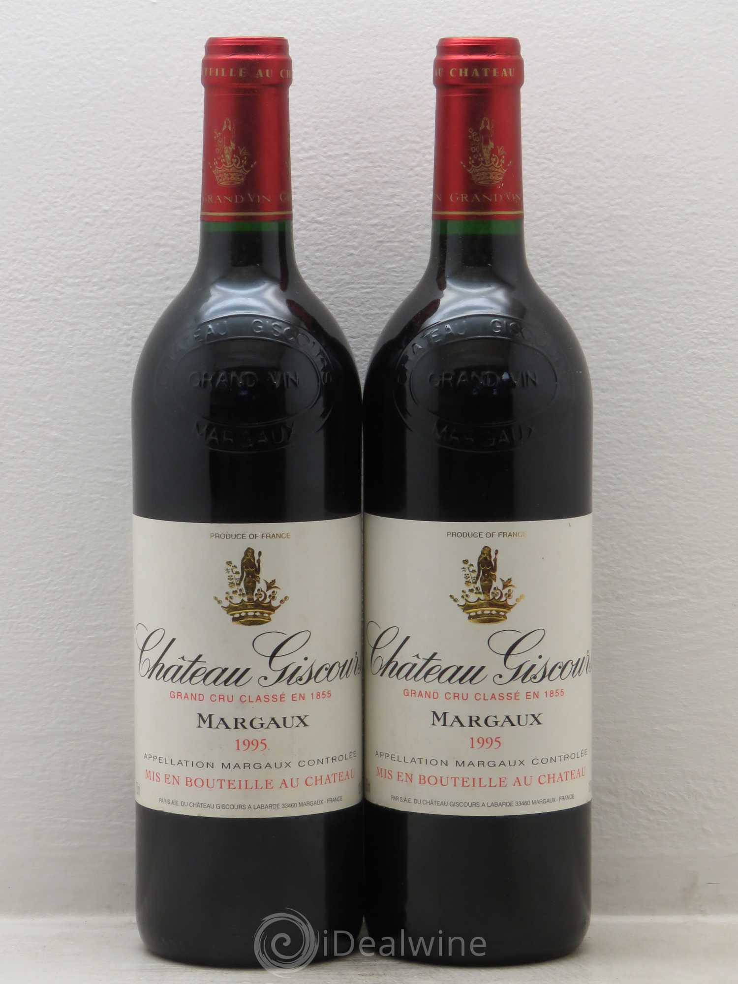 Château Giscours 3ème Grand Cru Classé 1995 - Lot de 2 bouteilles - 0