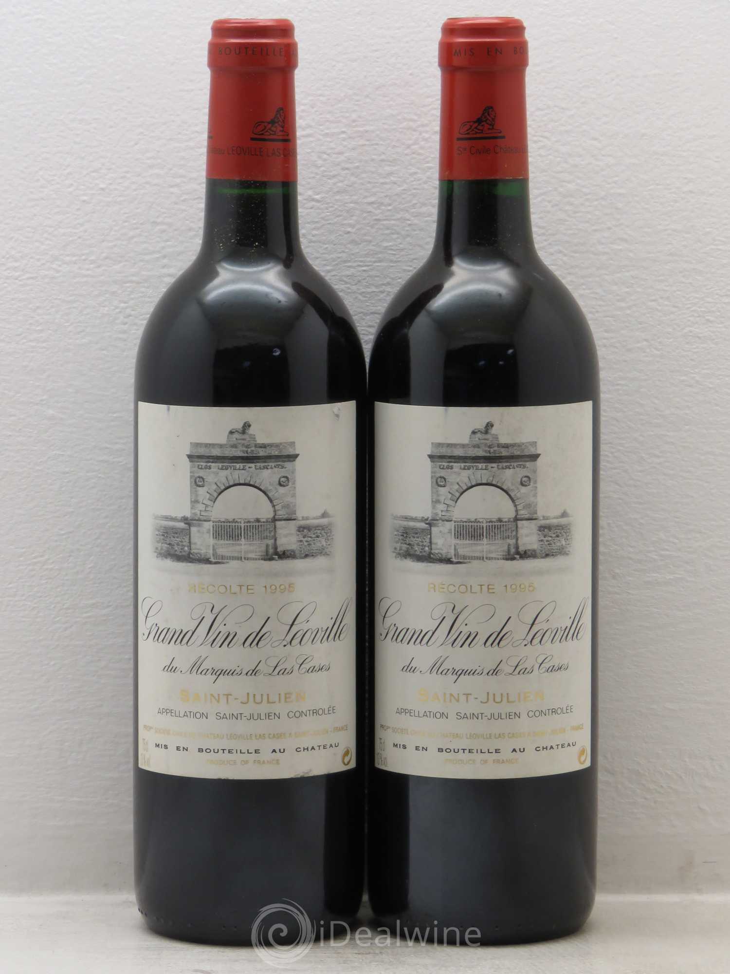 Château Léoville Las Cases 2ème Grand Cru Classé 1995 - Lot de 2 bouteilles - 0
